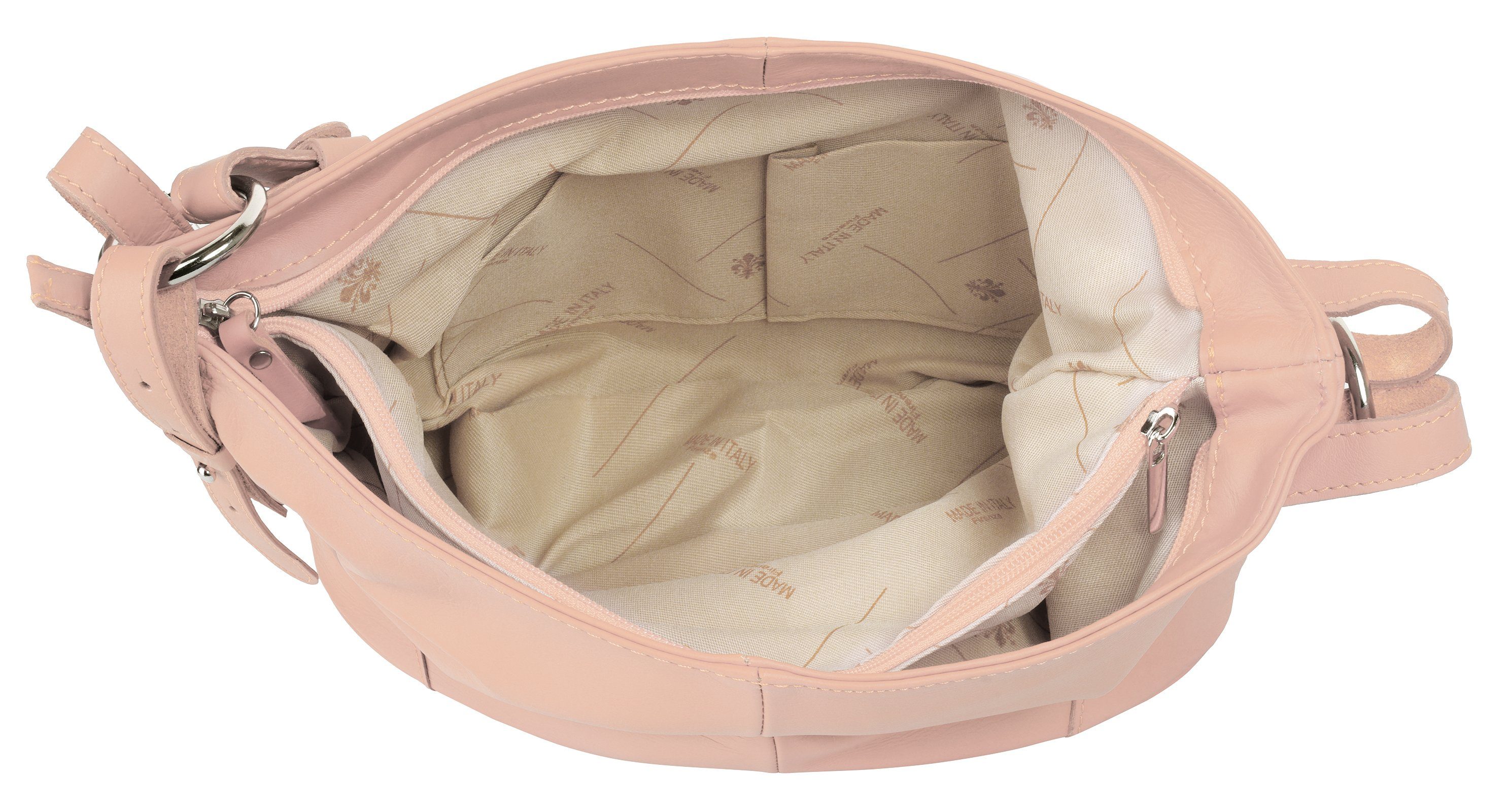 Samantha Look Schoudertas echt leer, made in italy