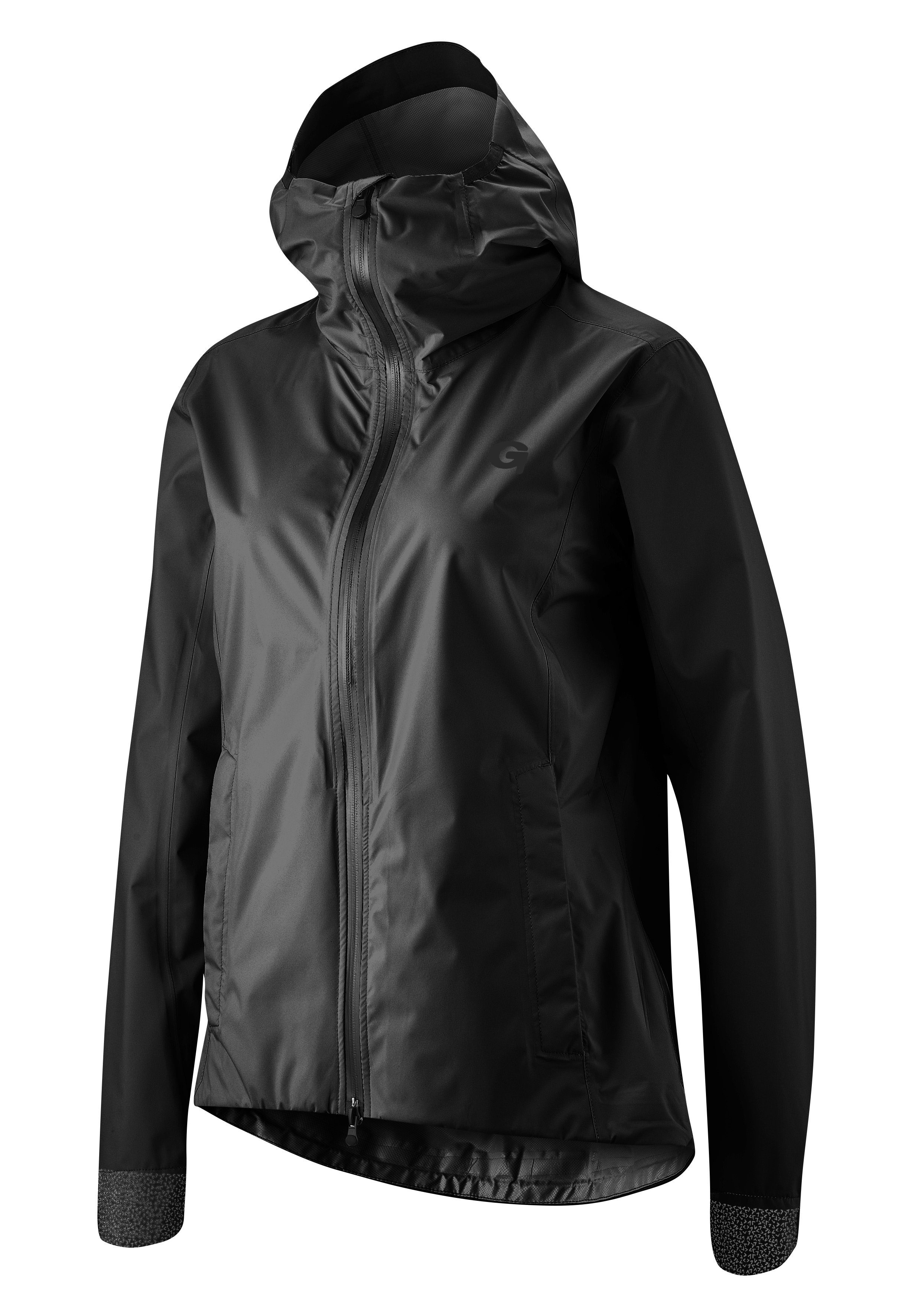 Gonso Fietsjack Save Jacket Trail W Dames regenjack wind- en waterdicht, fietsjack met capuchon