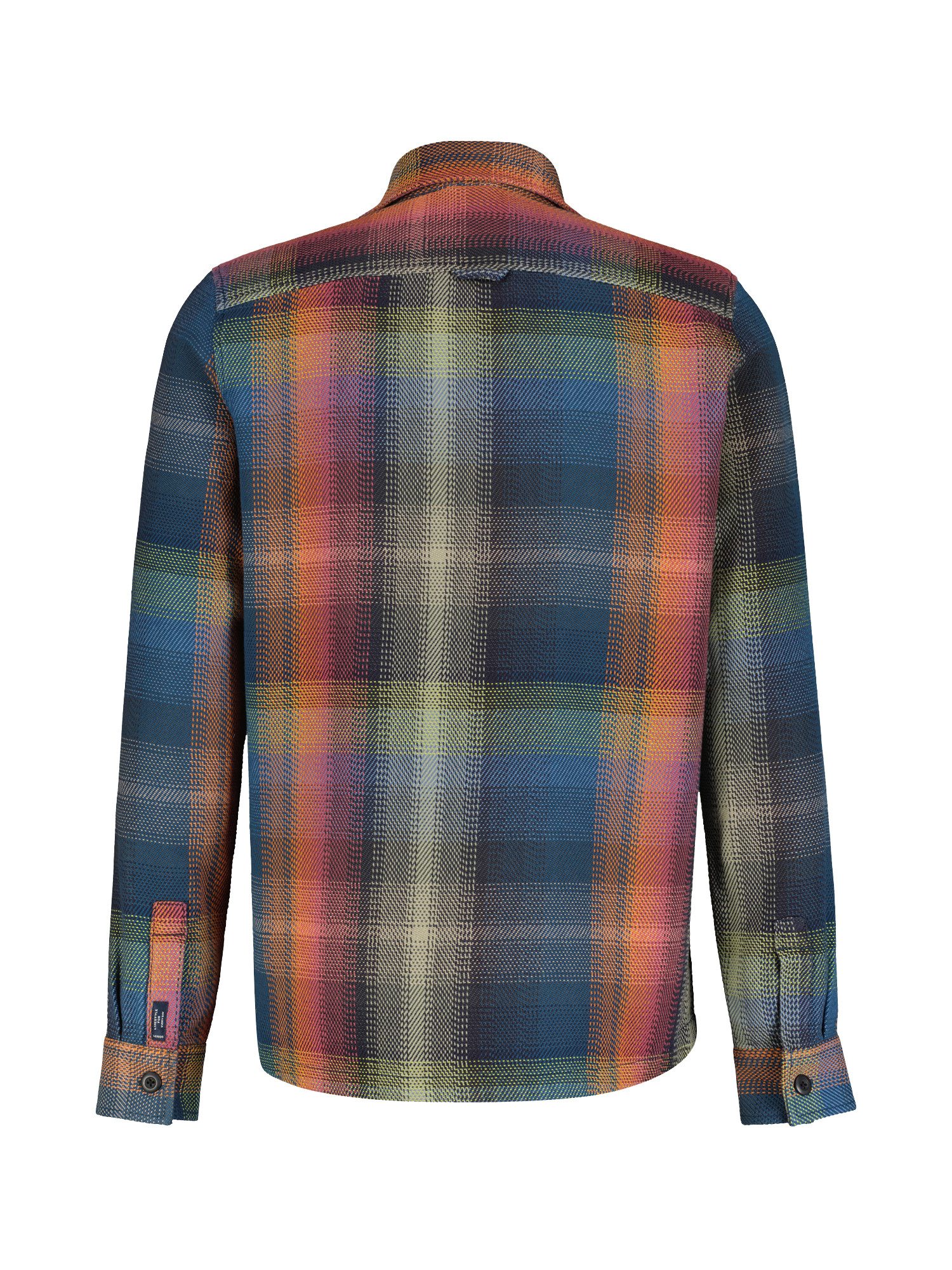 Lerros Overhemd met lange mouwen LERROS overshirt in houthakkerslook