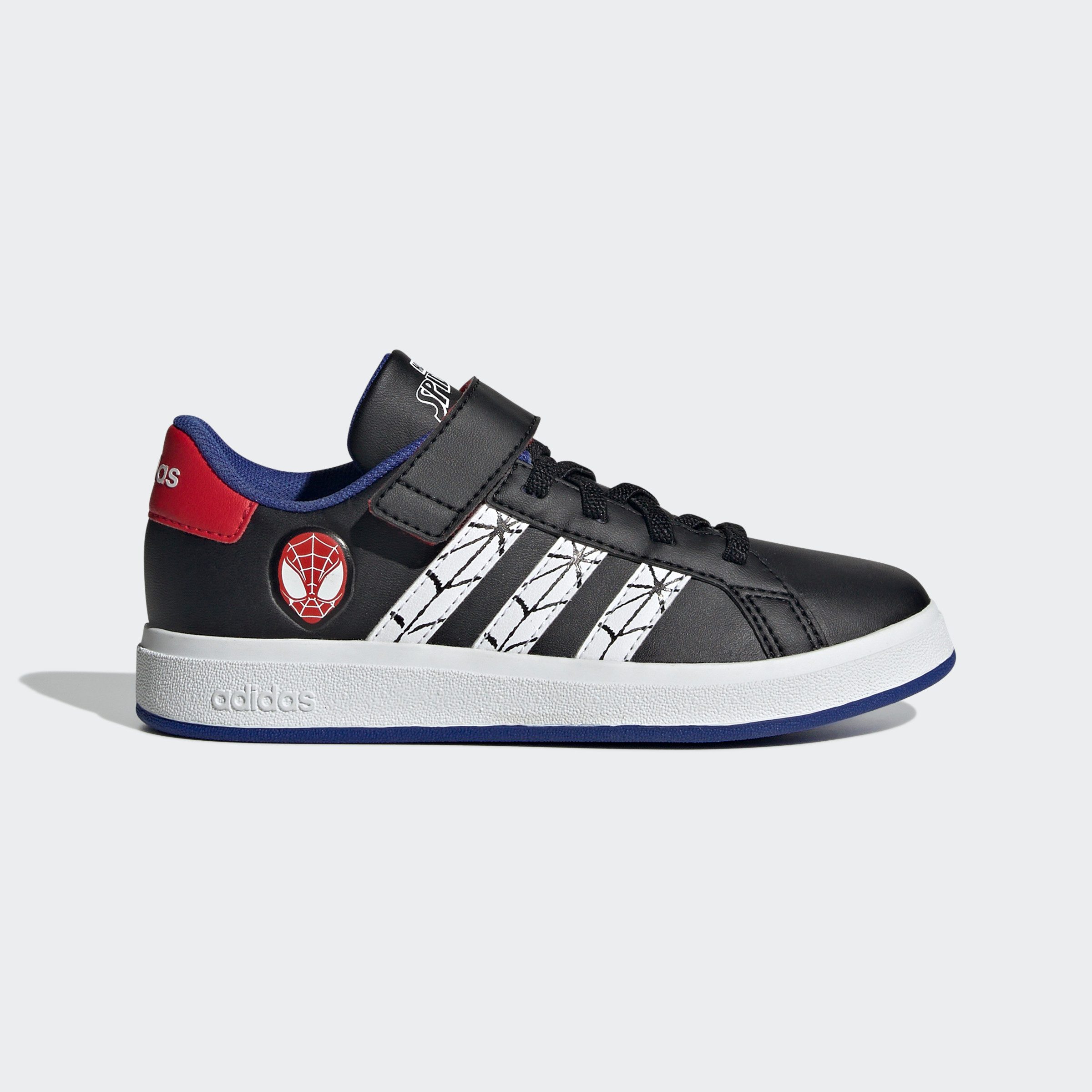 adidas Sportswear Sneakers MARVEL’S SPIDER-MAN GRAND COURT KIDS Design geïnspireerd op de adidas Superstar