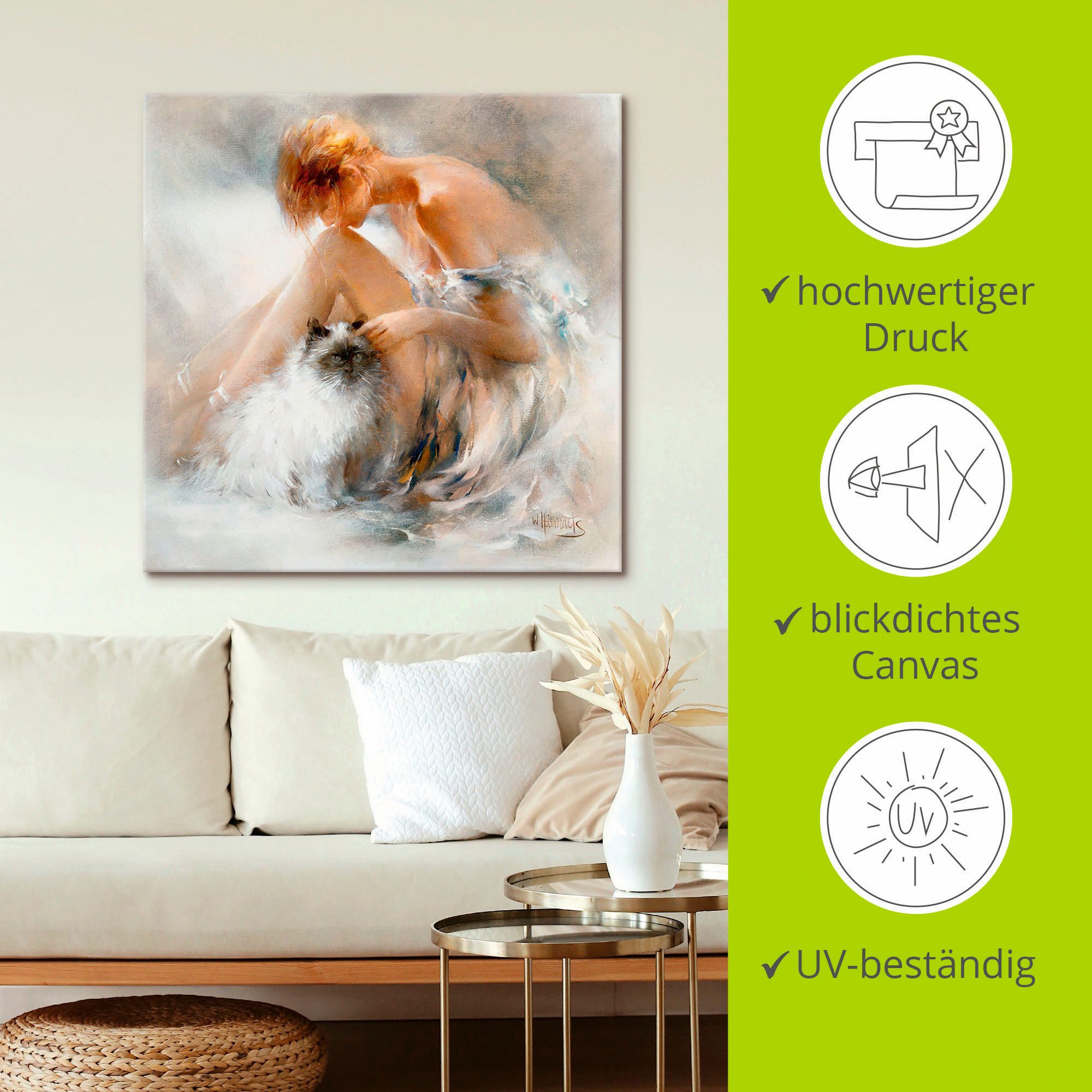 Artland Artprint Verlangen als artprint op linnen, poster, muursticker in verschillende maten