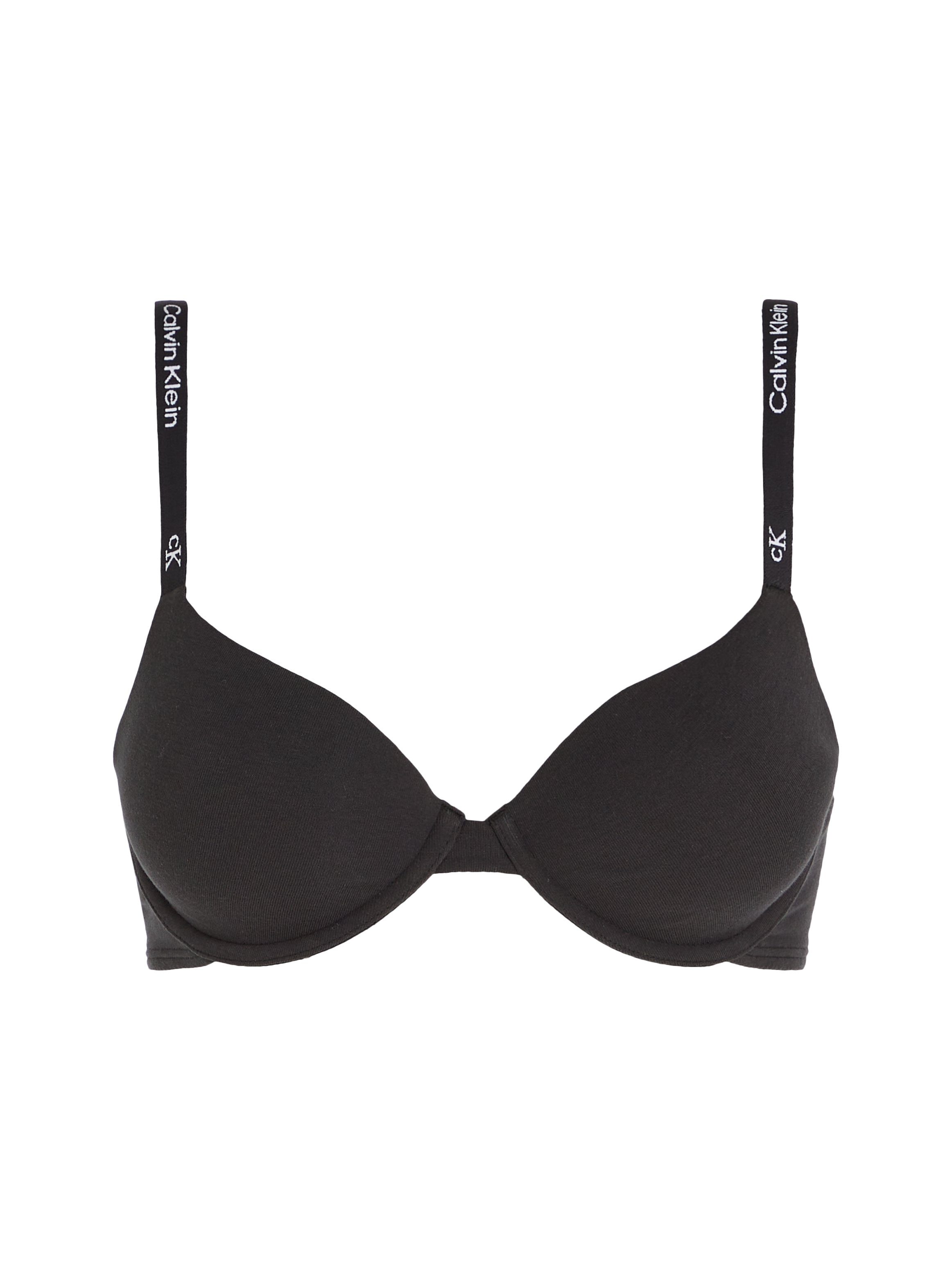 Calvin Klein Beugel-bh LIGHTLY LINED DEMI met logoprint op de bandjes