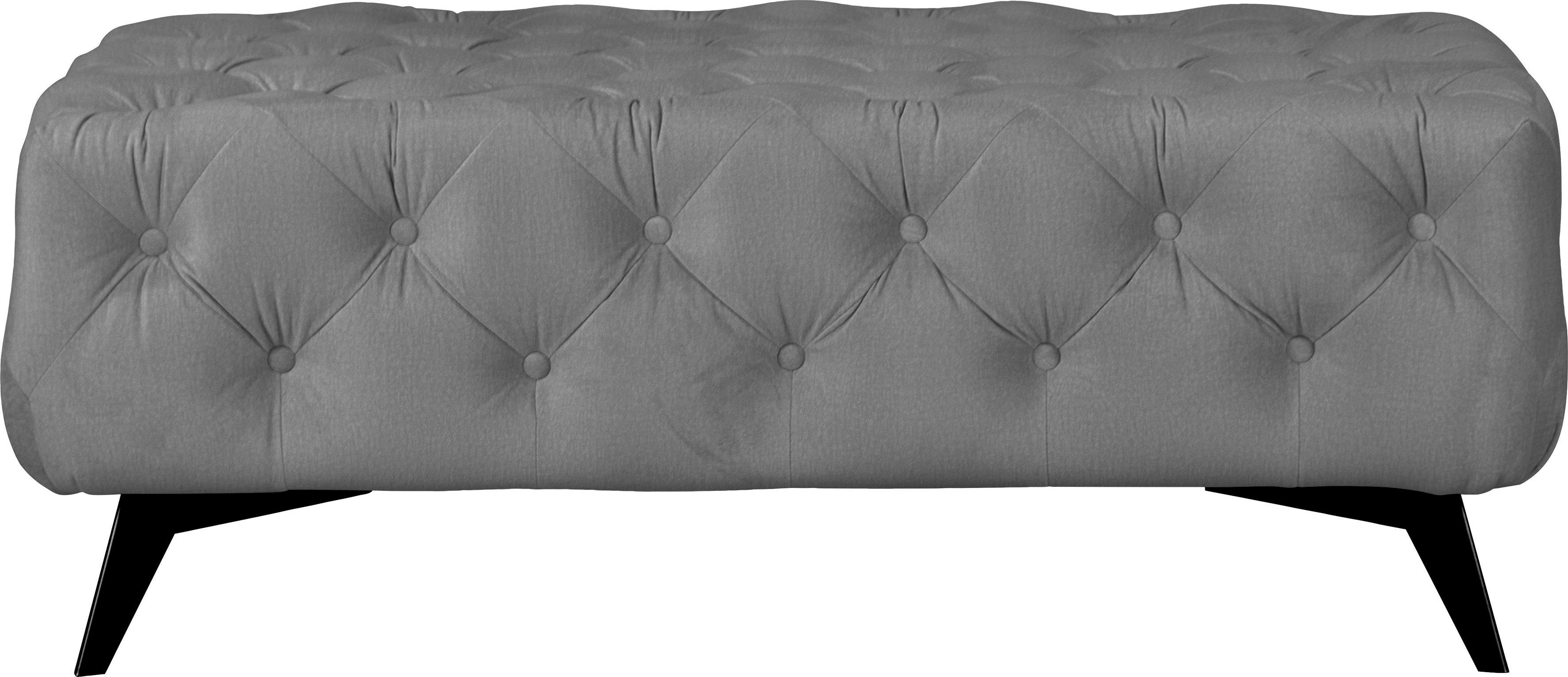 Leonique Hocker Amaury Chesterfield-look, breedte 120 cm, kleur van de poten ter keuze