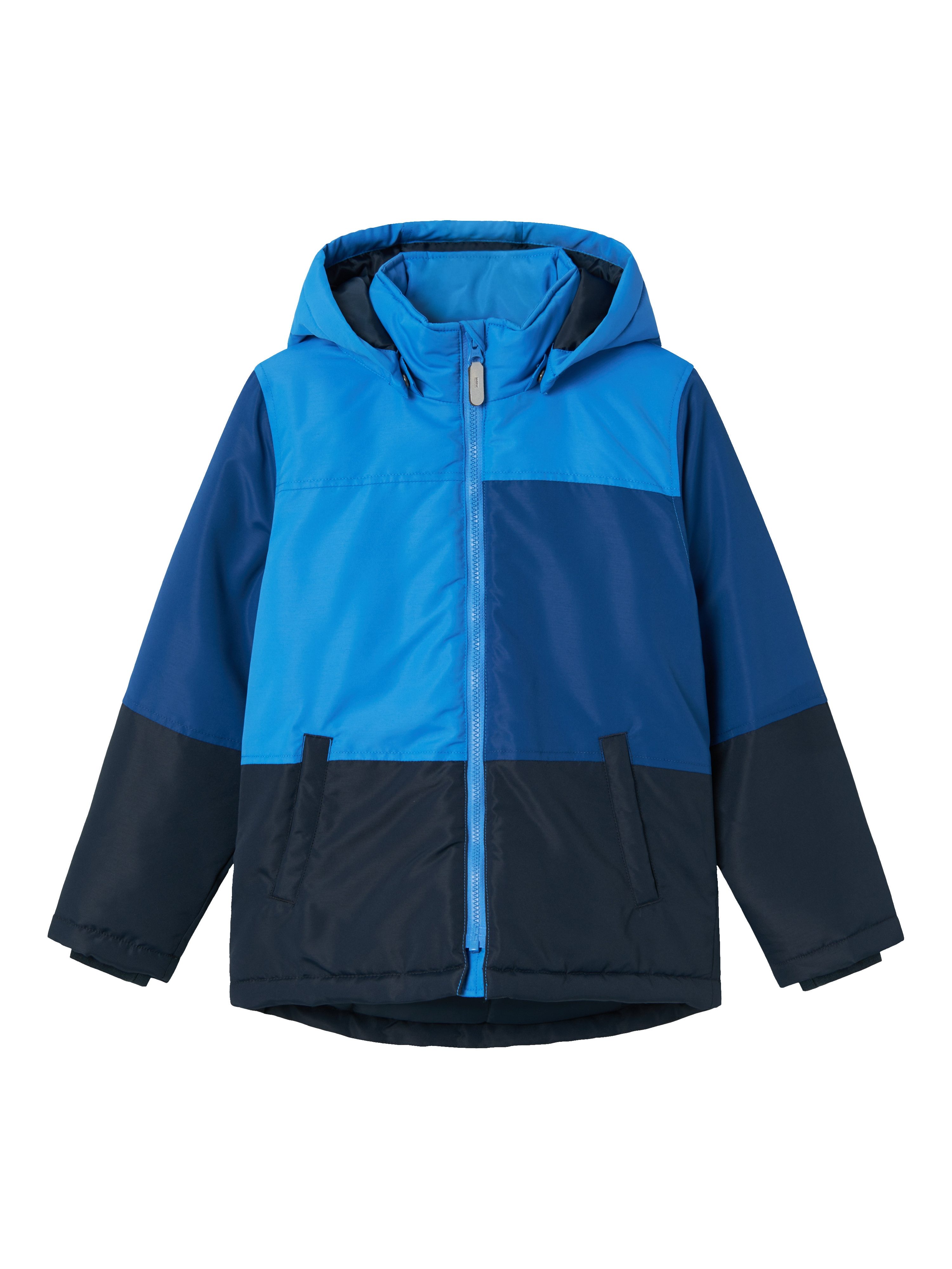 Name It Softshell-jack NKMMAX JACKET BLOCKS2 NOOS met decoratieve reflecterende details
