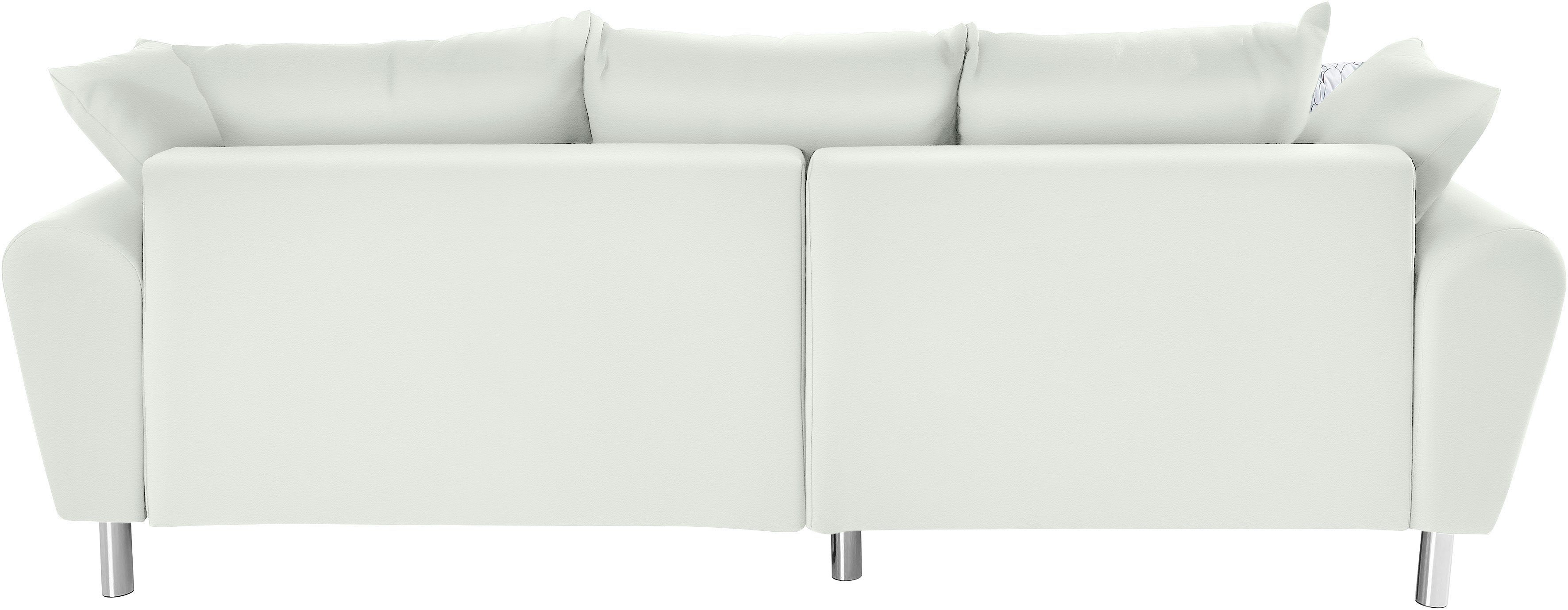 COLLECTION AB Hoekbank Rada L-vorm inclusief hocker, slaapfunctie en binnenvering