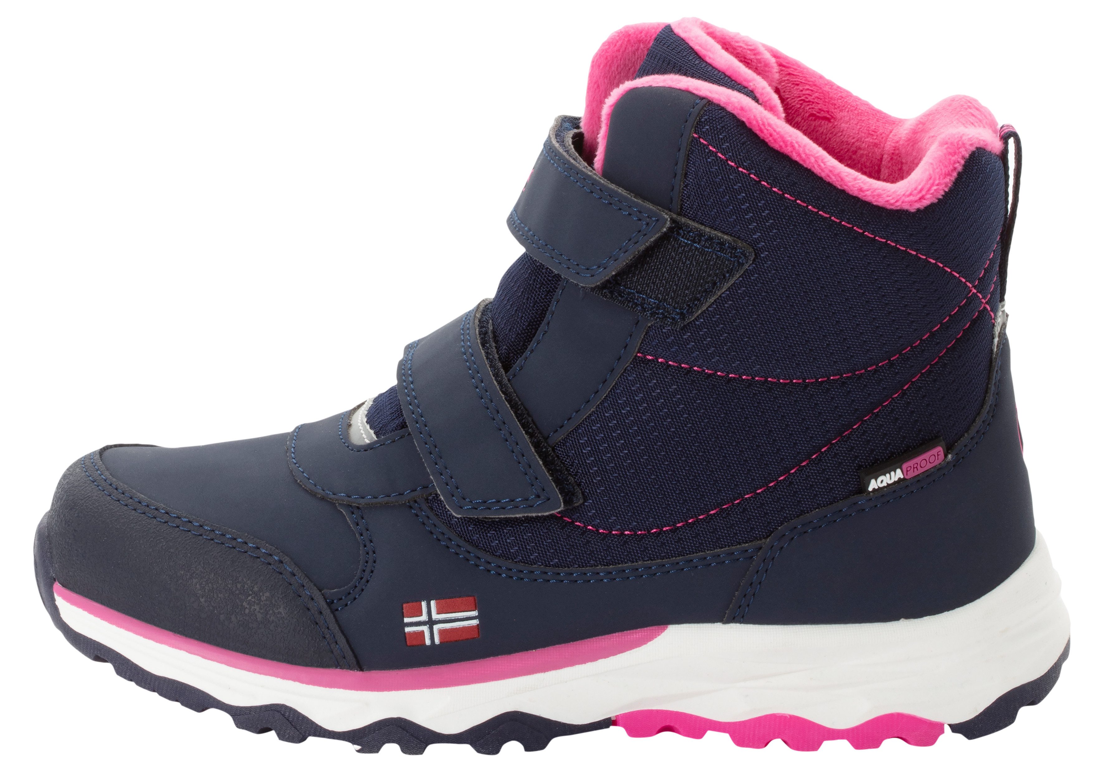 TROLLKIDS Winterlaarzen KIDS HAFJELL WINTER BOOTS waterdicht, klittenbandsluiting, reflecterende details