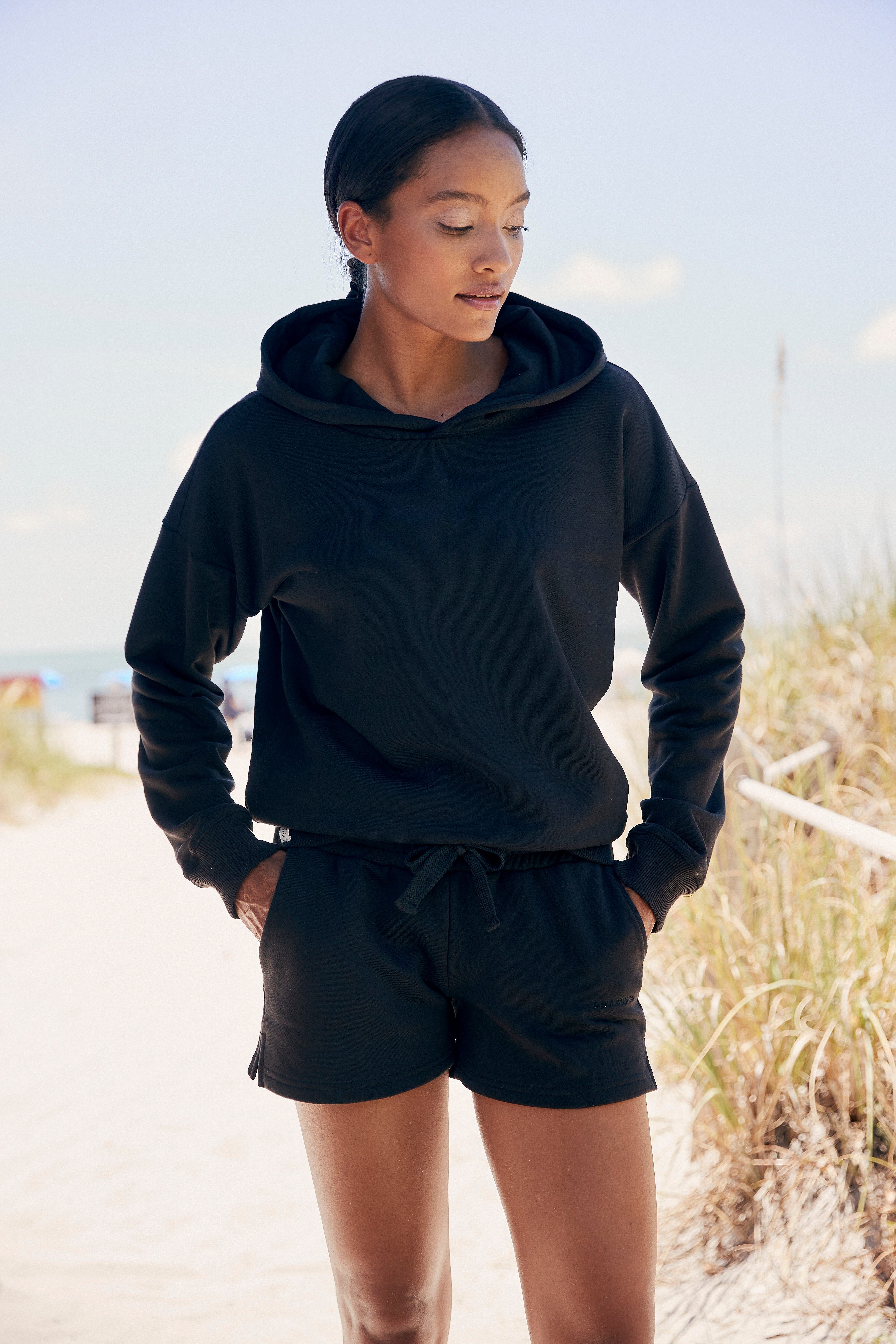 Lascana Sweatshort -lounge shorts van biologische katoen, loungewear