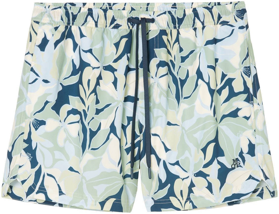 Marc O'Polo Zwemshort Multicolor print met bloemig zomerlook