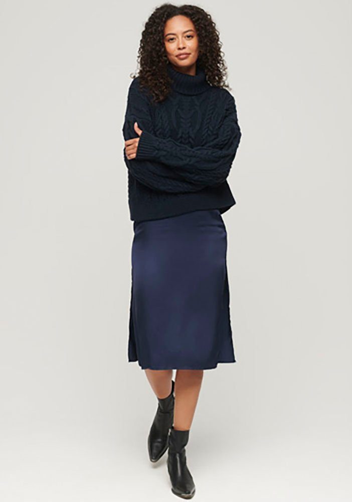 Superdry Gebreide trui VINTAGE HIGH NECK CABLE KNIT