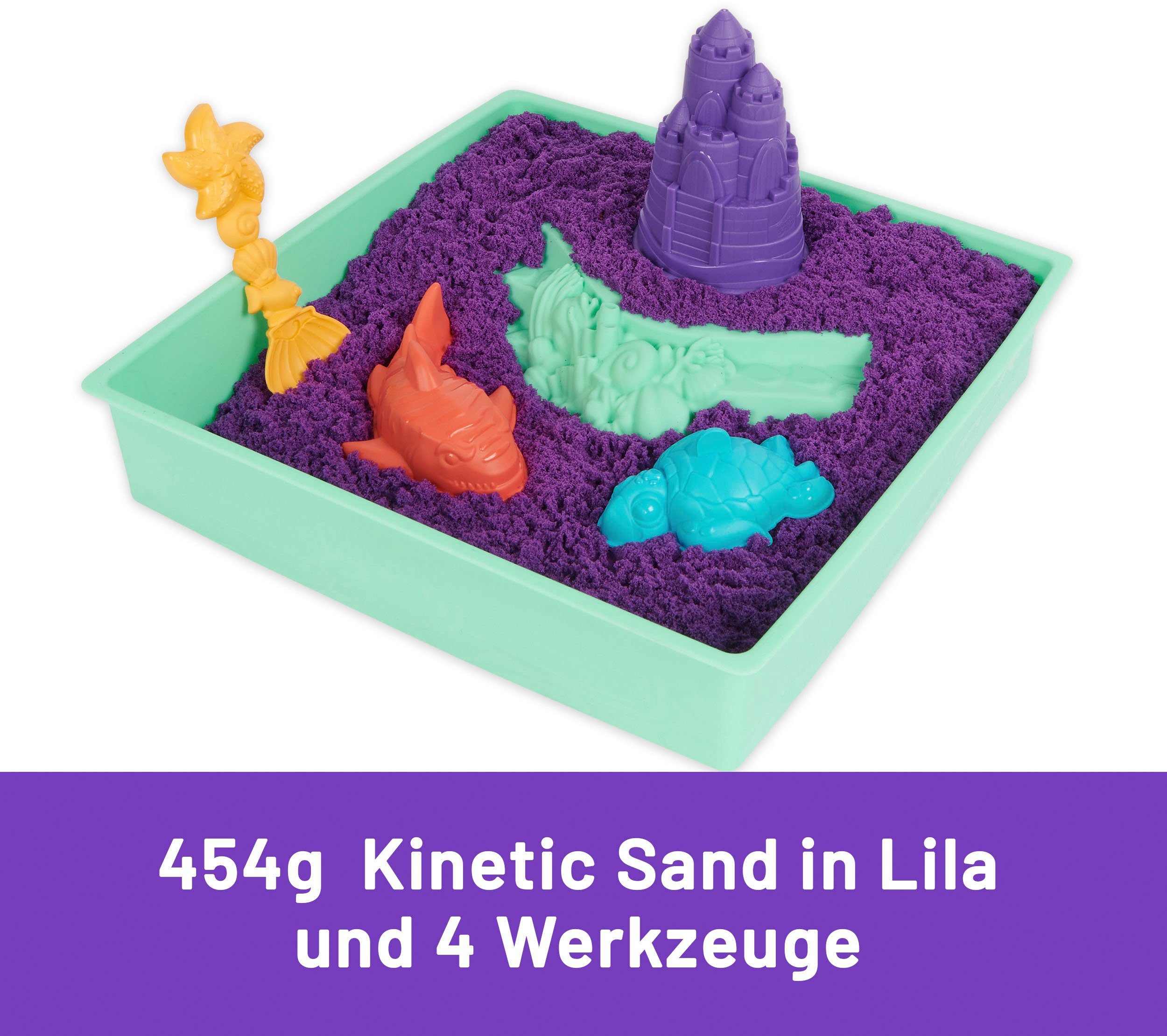 Spin Master Knutselset Kinetic Sand - Box 454 g - Paars