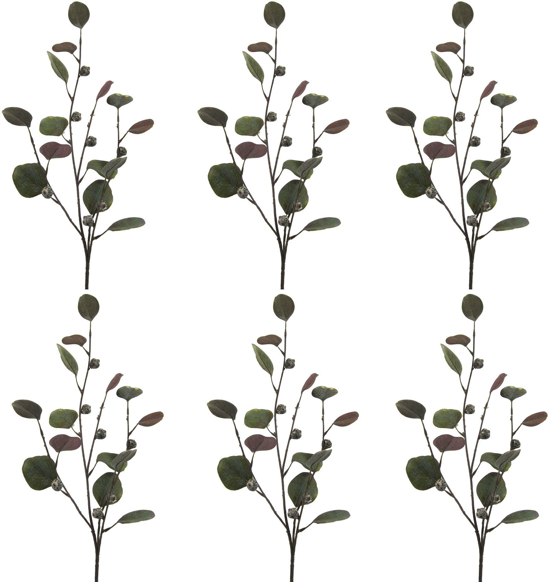 Creativ green Kunsttak Eucalyptustak set van 3
