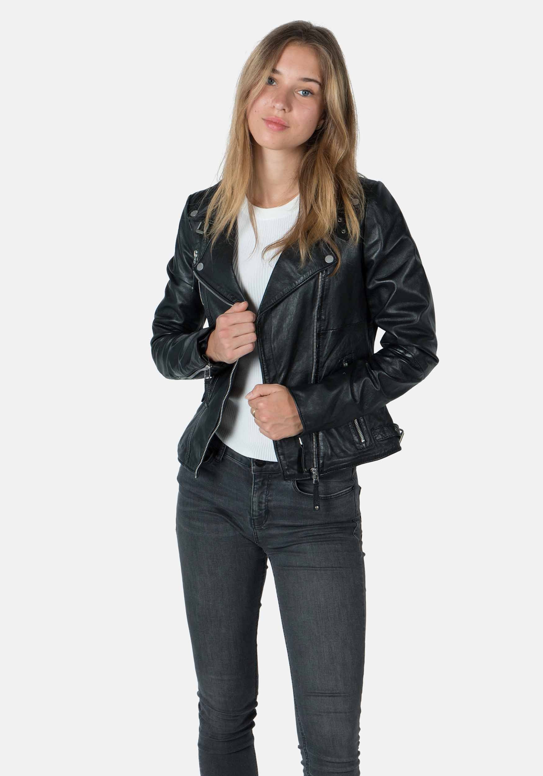 Freaky Nation Leren jack Biker Princess