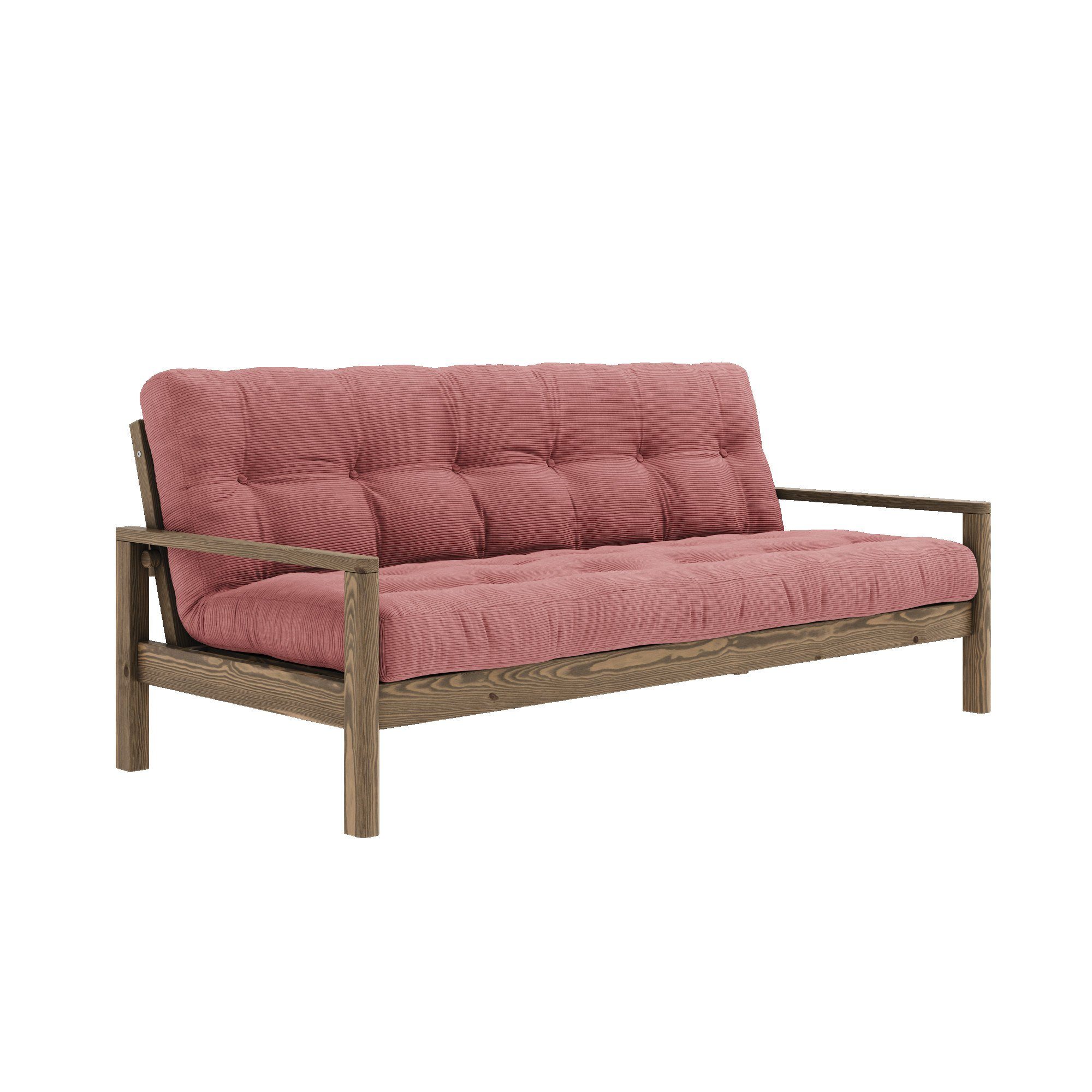 Karup Slaapbank Knob met futonmatras, verschillende kleuren, fsc®-gecertificeerd, dennenhout
