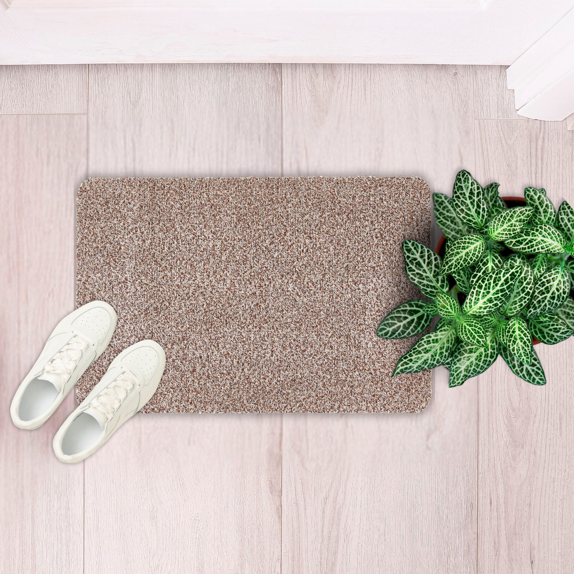 Andiamo Mat Samson, Made in Netherlands Vuilafstotende mat, wasbaar, antislip, ook verkrijgbaar als 2-delige set deurmatten maat 100x150 cm beige