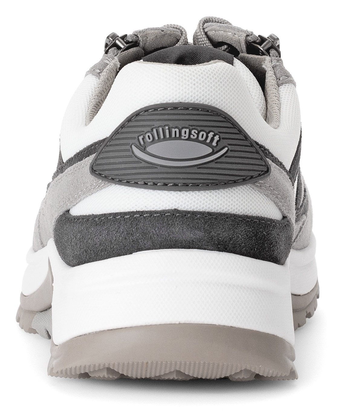 Gabor Rollingsoft Sneakers met sleehak , veterschoen, lage schoen, vrijetijdsschoen, buitenrits, g-breedte