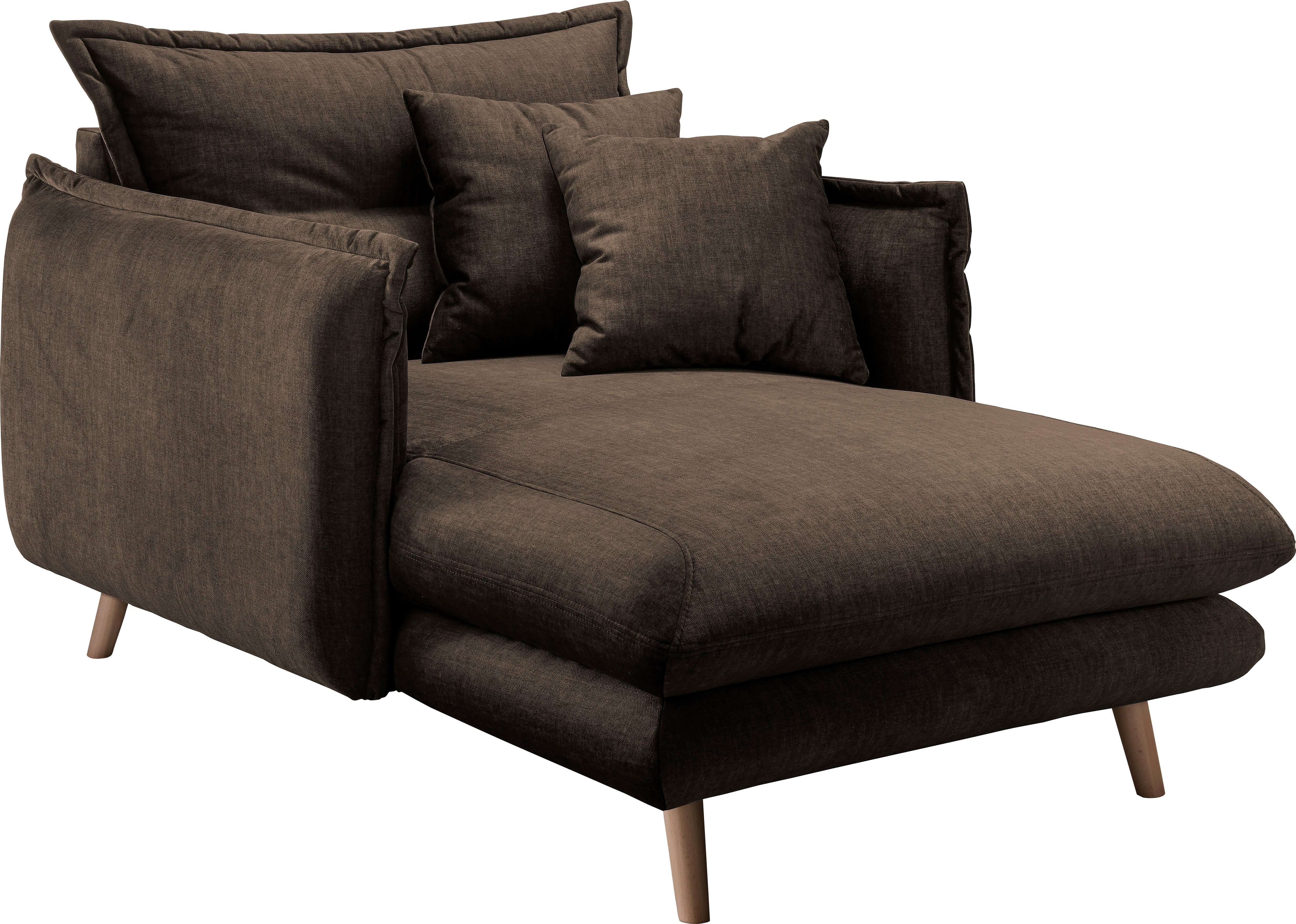 INOSIGN Loveseat LAZIO moderne fauteuil met een comfortabele bekleding, 2 stuks decoratieve sierkussens