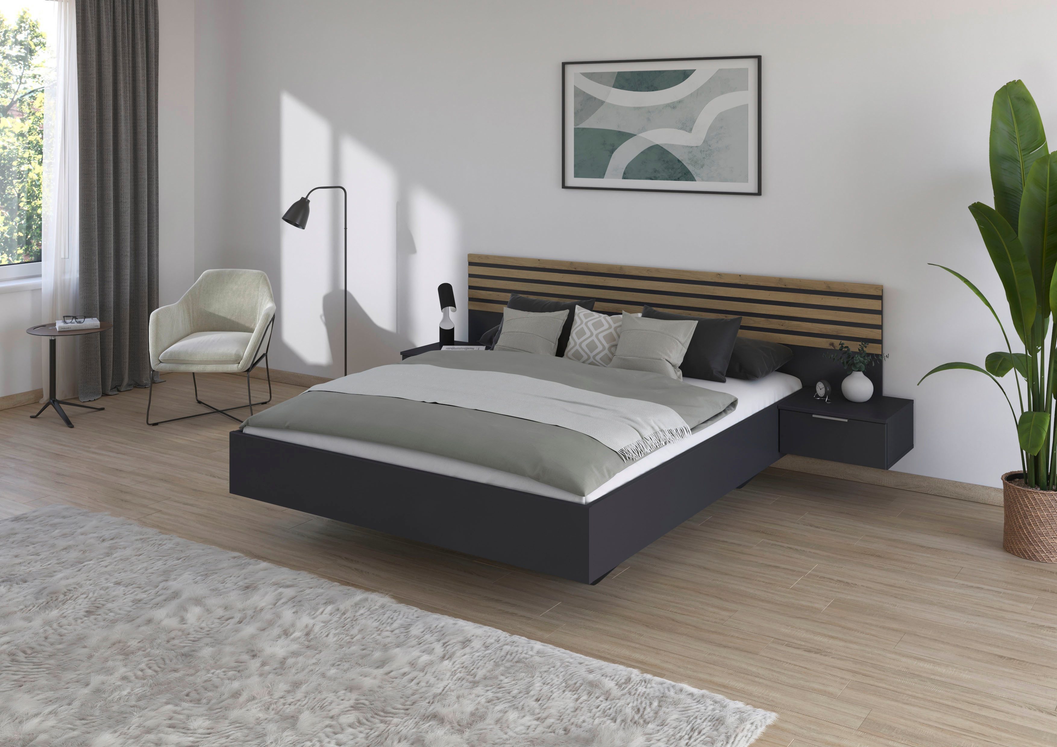 rauch Ledikant Lamella met elegante lattengarnering