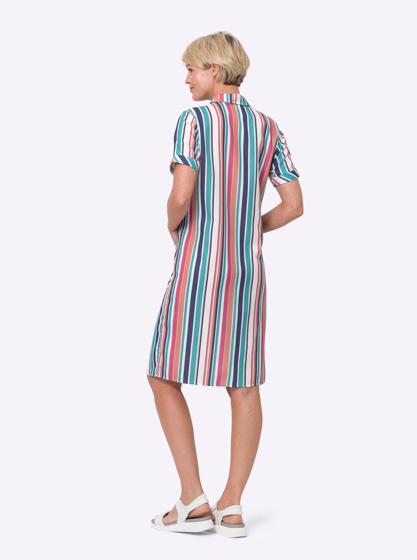 Classic Basics Jurk met overhemdkraag Jurk