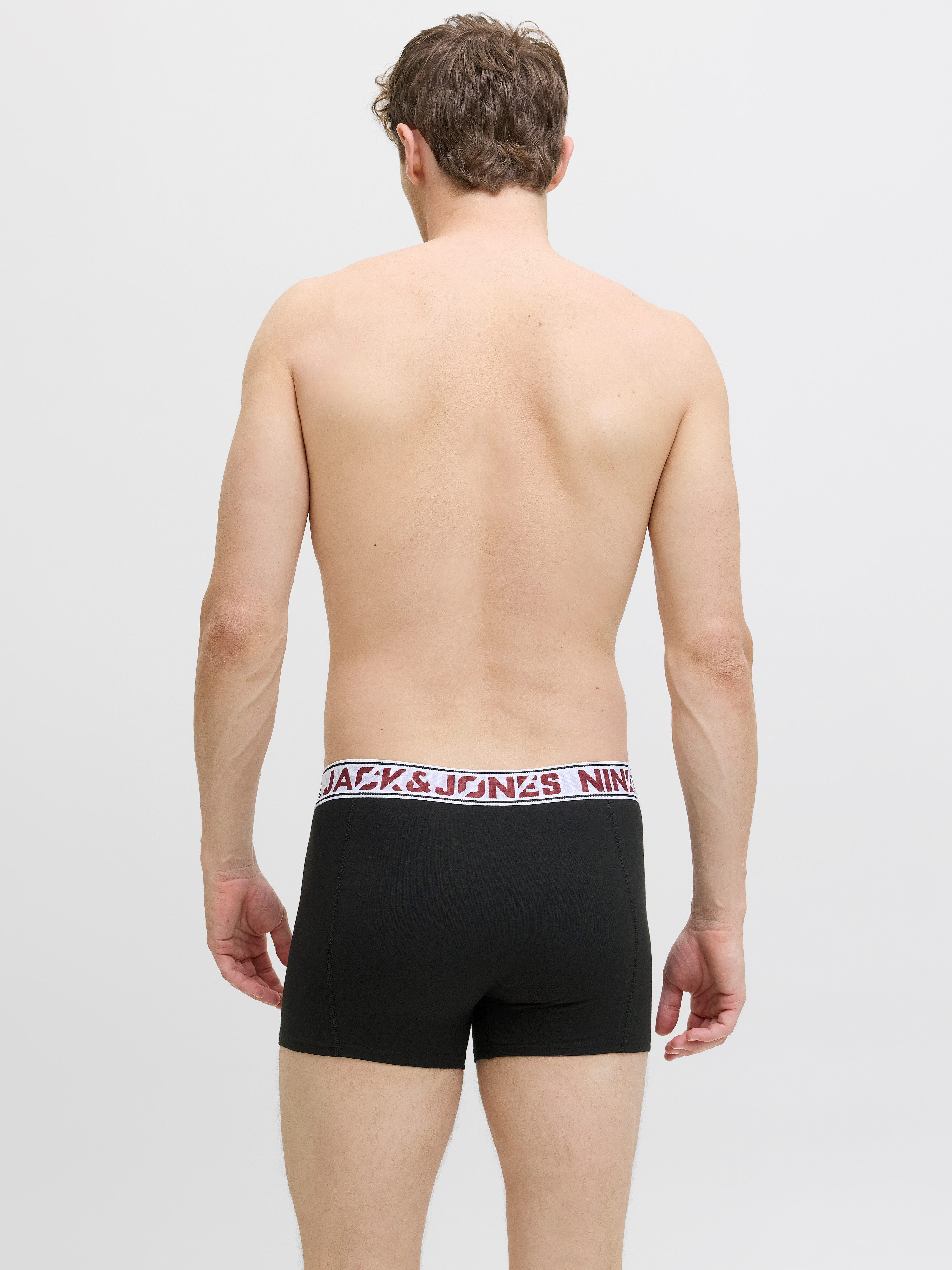 Jack & Jones Trunk JACCOLTON SOLID TRUNKS 3 PACK SN (set, 3 stuks)