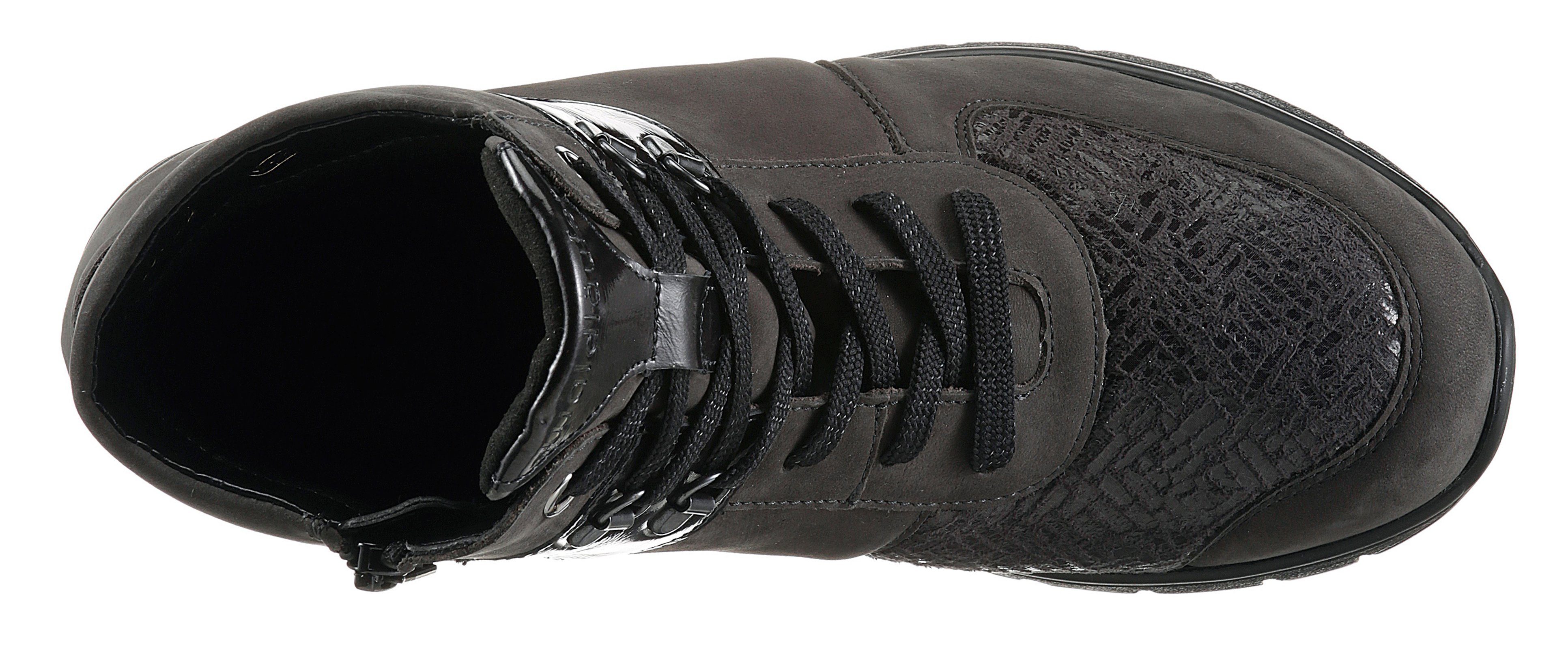 Waldläufer Hoge veterschoenen K-RAMONA-Soft in orthotritt-uitvoering en k-wijdte (=extra wijd)