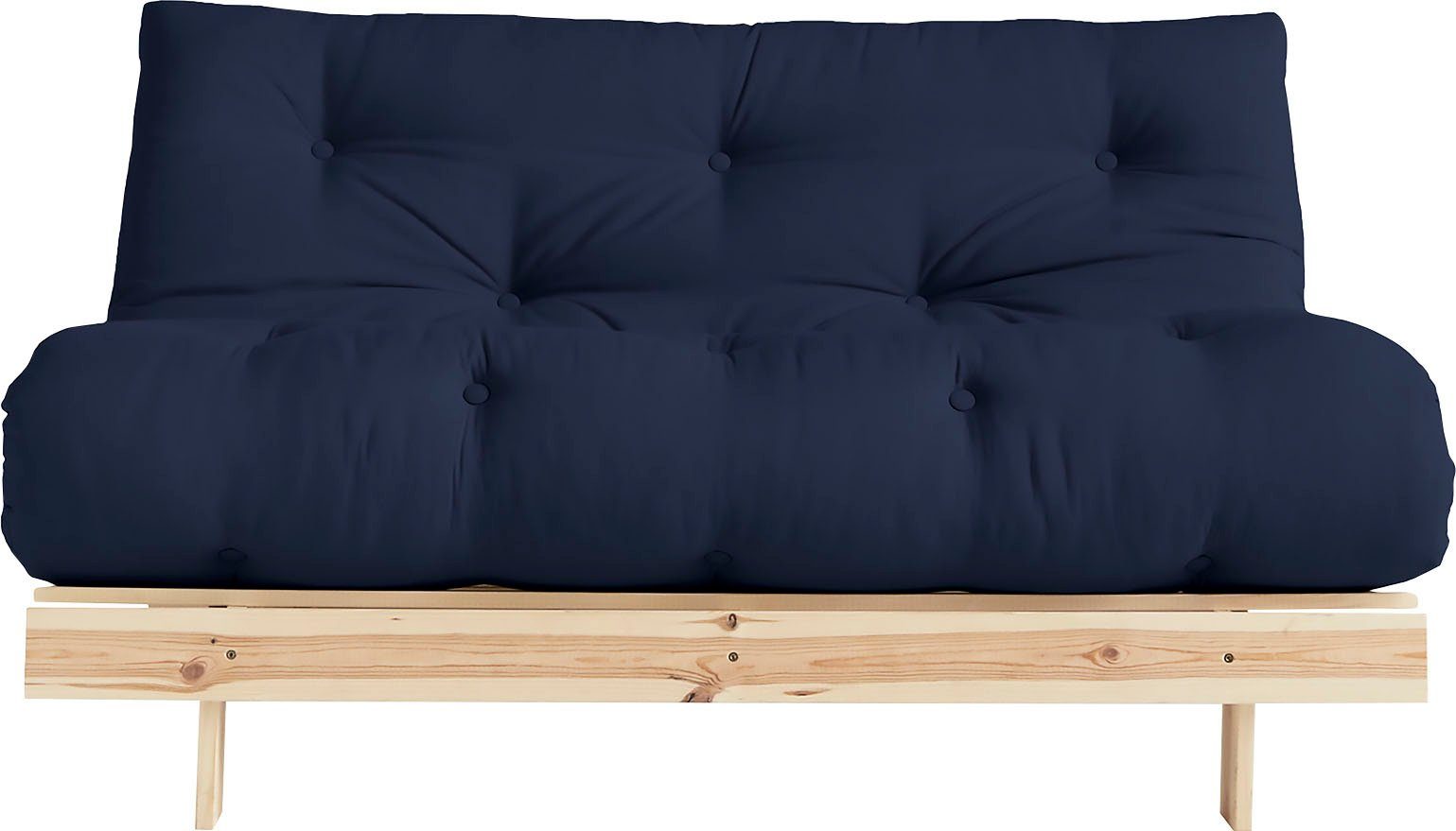 Karup Slaapbank Roots Schlafsofa, Gästebett, Sofa inkl. Futonmatratze Incl. futonmatras, ligoppervlak 140x200 cm, FSC gecertificeerd dennenhout