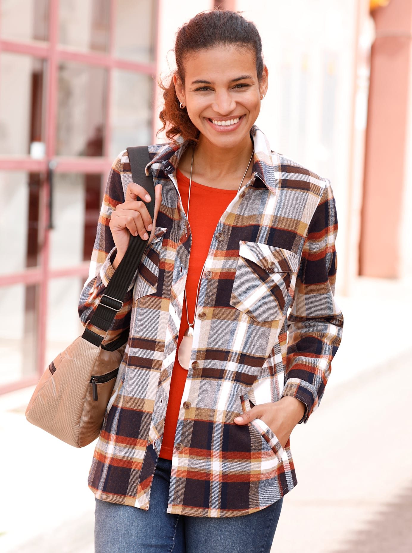 Casual Looks Flanellen blouse