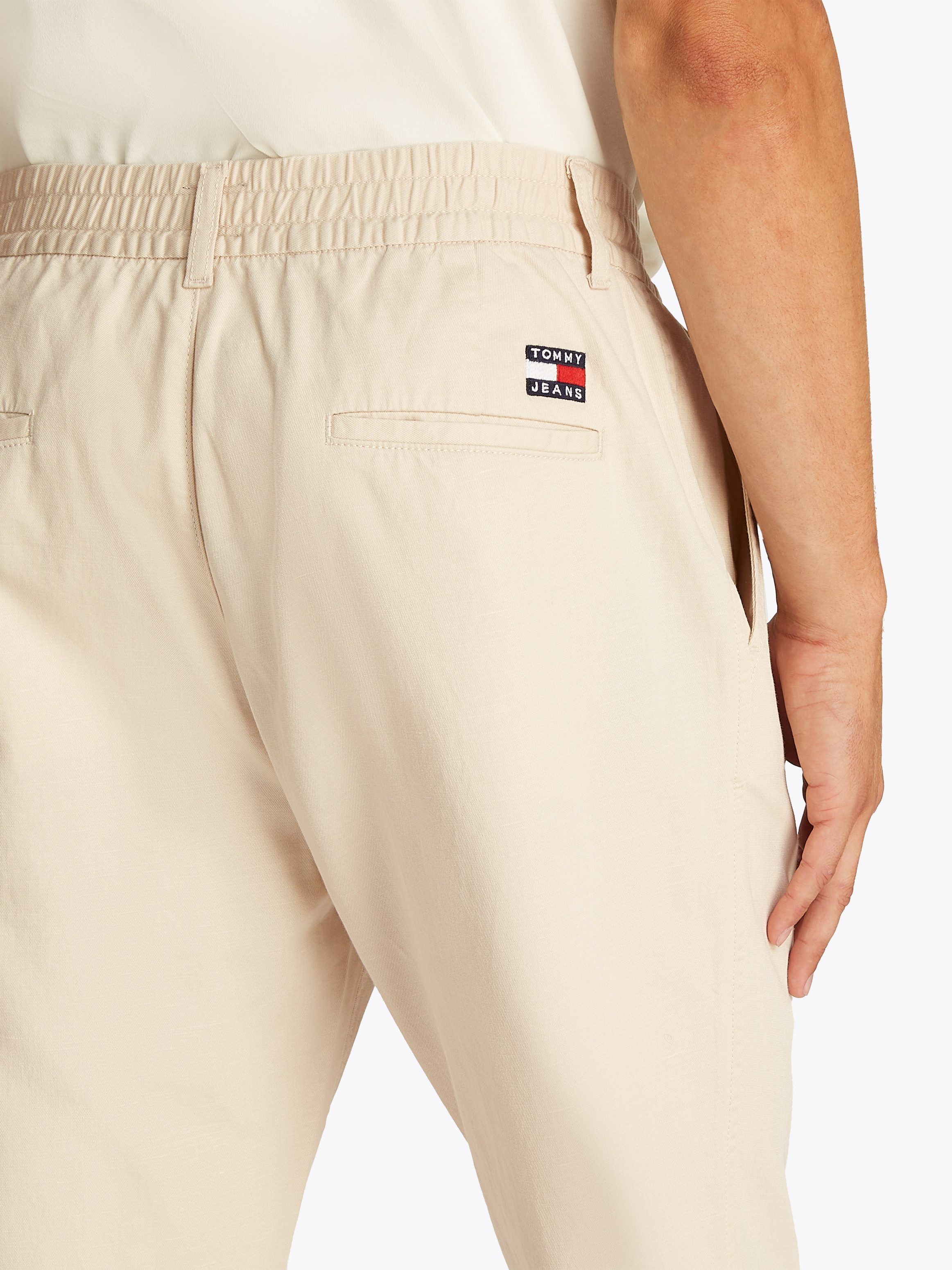 TOMMY JEANS Five-pocketsbroek TJM ISAAC HEMP BLEND PANT