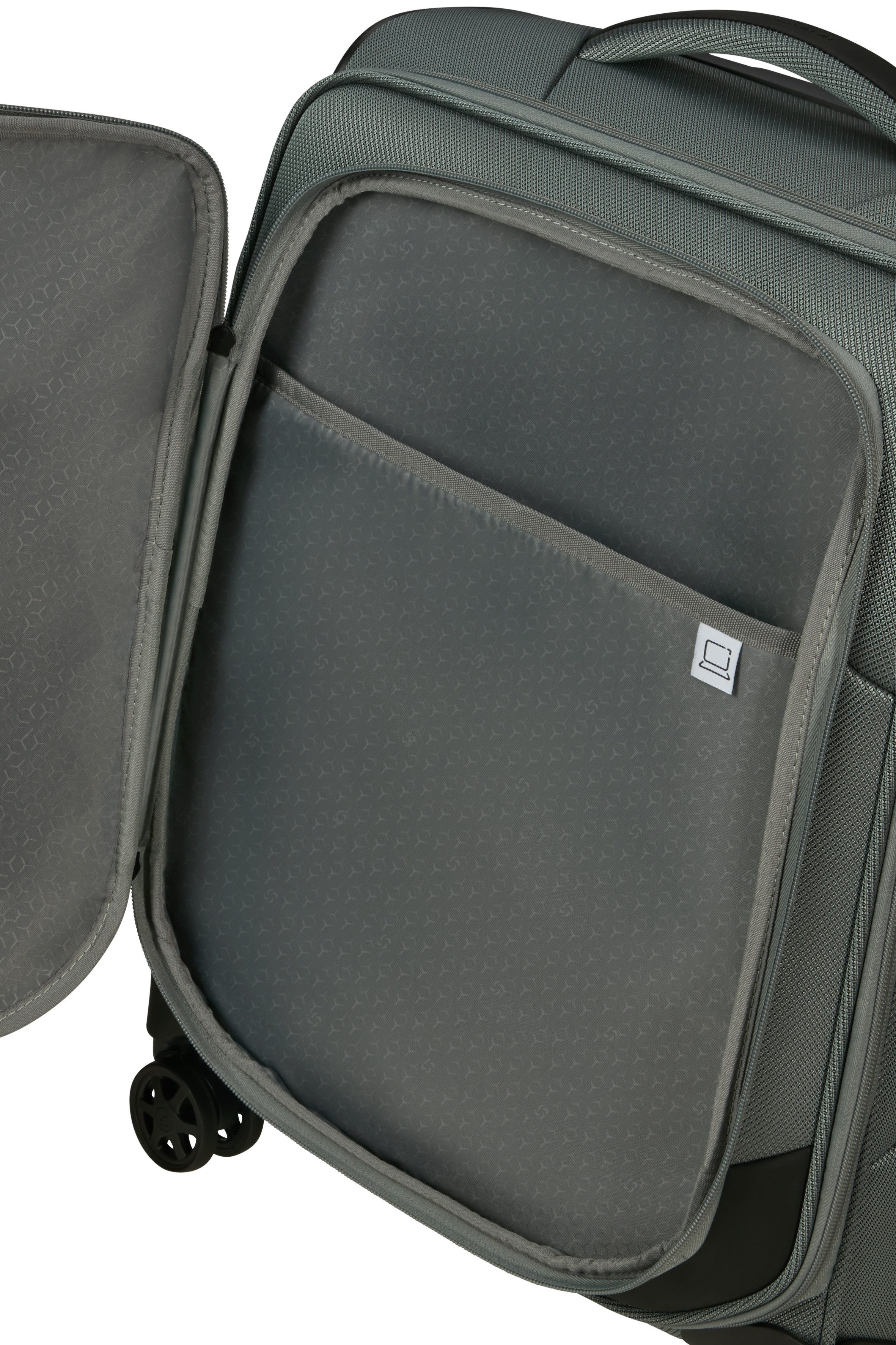 Samsonite Zachte bagage trolley RESPARK 55 Trolley reisbagage handbagage zachte koffer TSA-cijferslot