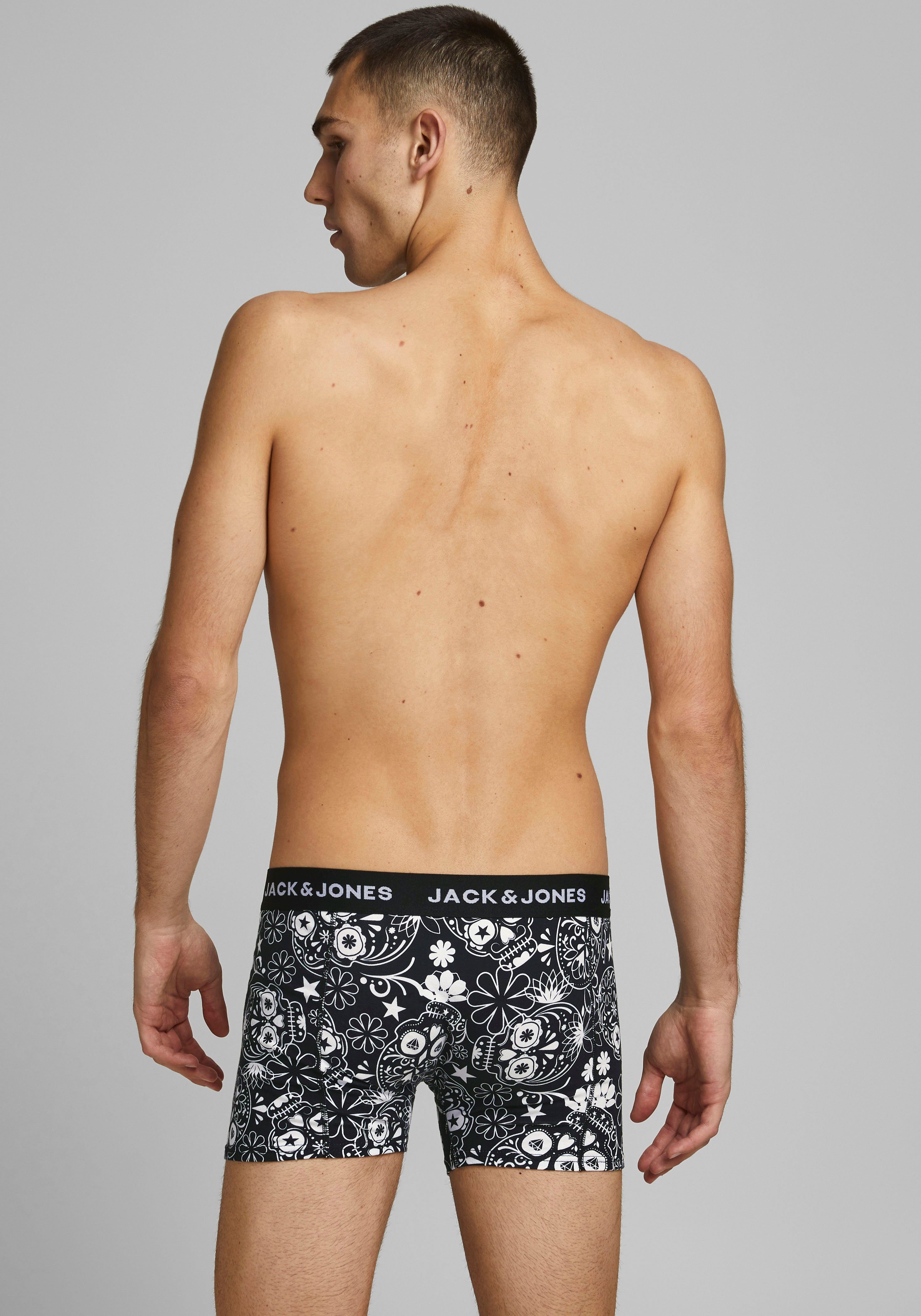 Jack & Jones Boxershort JACSUGAR SKULL TRUNKS 3 PACK. NOOS (set, 3 stuks)