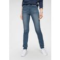 h.i.s skinny fit jeans shaping high-waist met push-upeffect duurzame, waterbesparende productie door ozon wash blauw