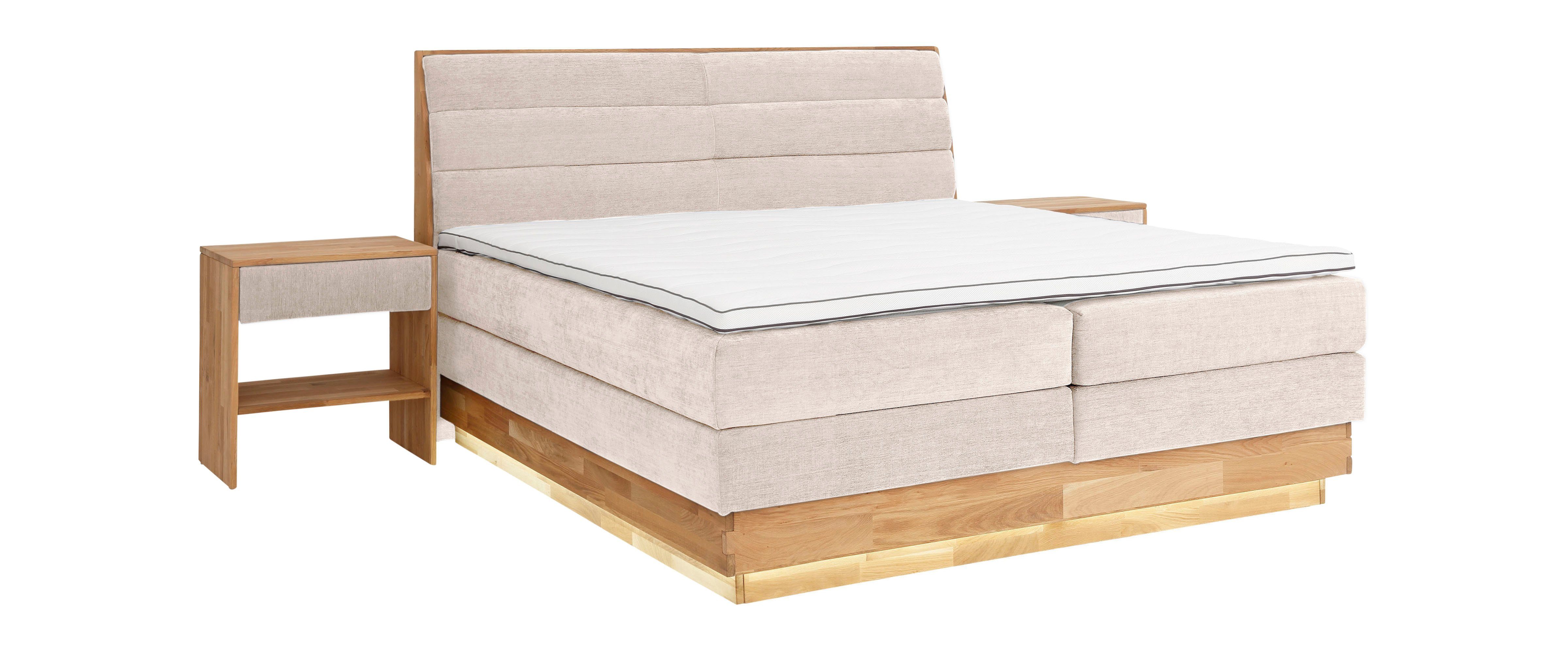 OTTO products Boxspring Ledverlichting, met gecertificeerde, gerecyclede overtrekstoffen