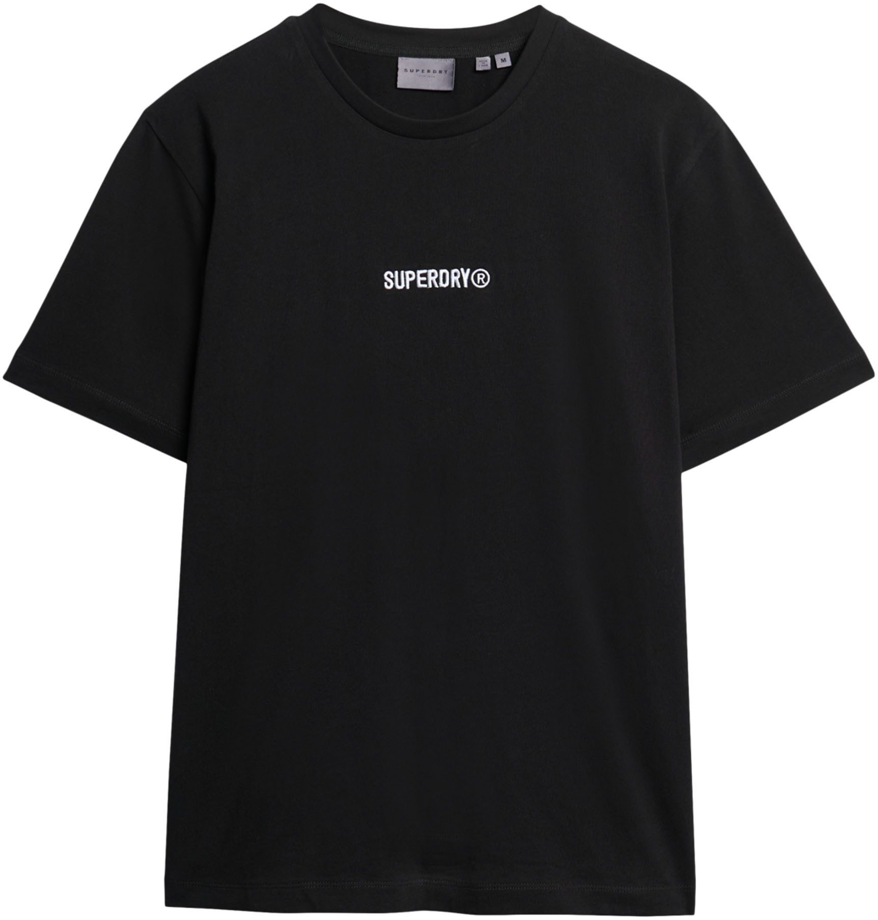 Superdry Shirt met ronde hals MICRO LOGO GRAPHIC LOOSE TEE