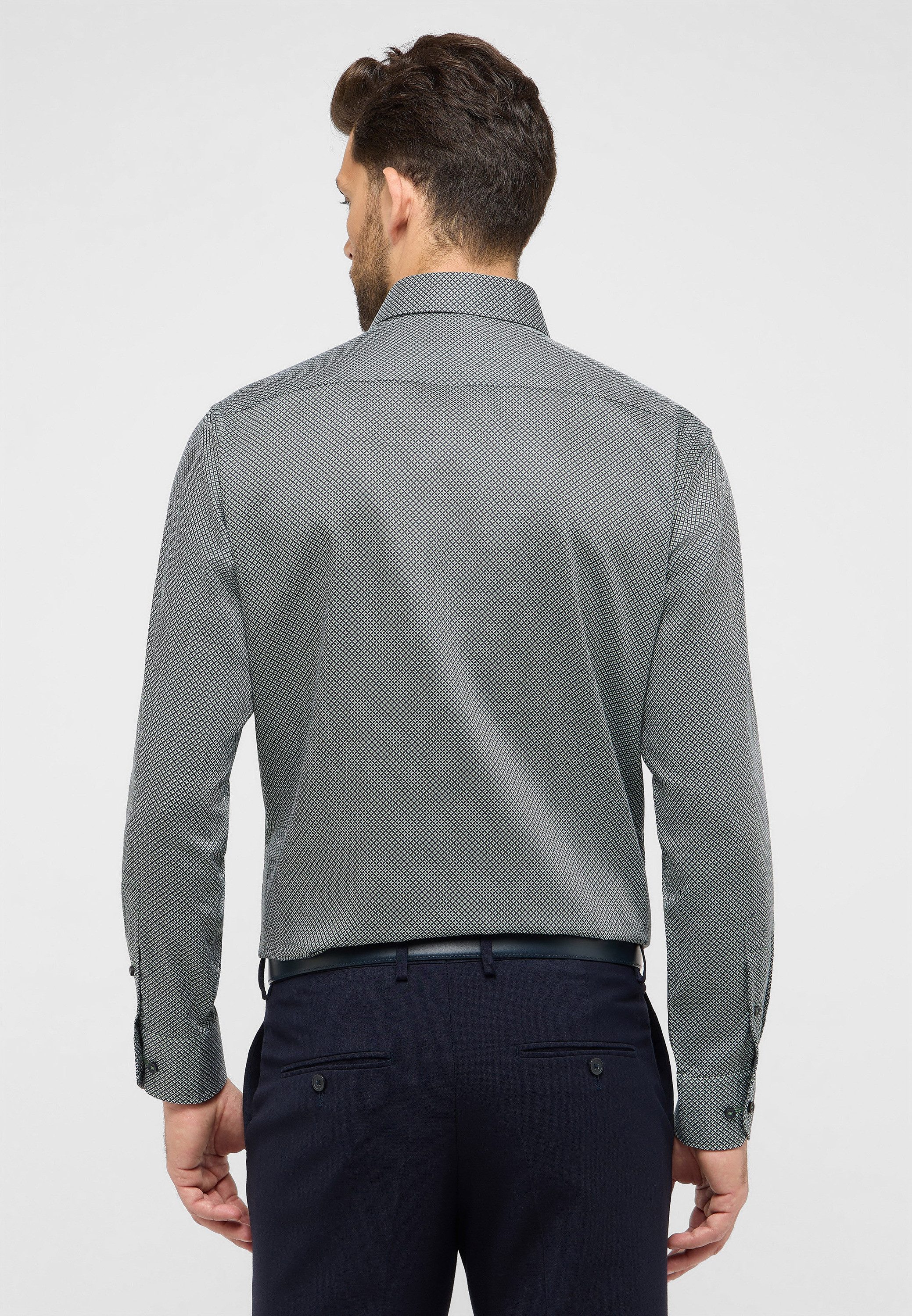 Eterna Overhemd met lange mouwen MODERN FIT NON IRON (strijkvrij)