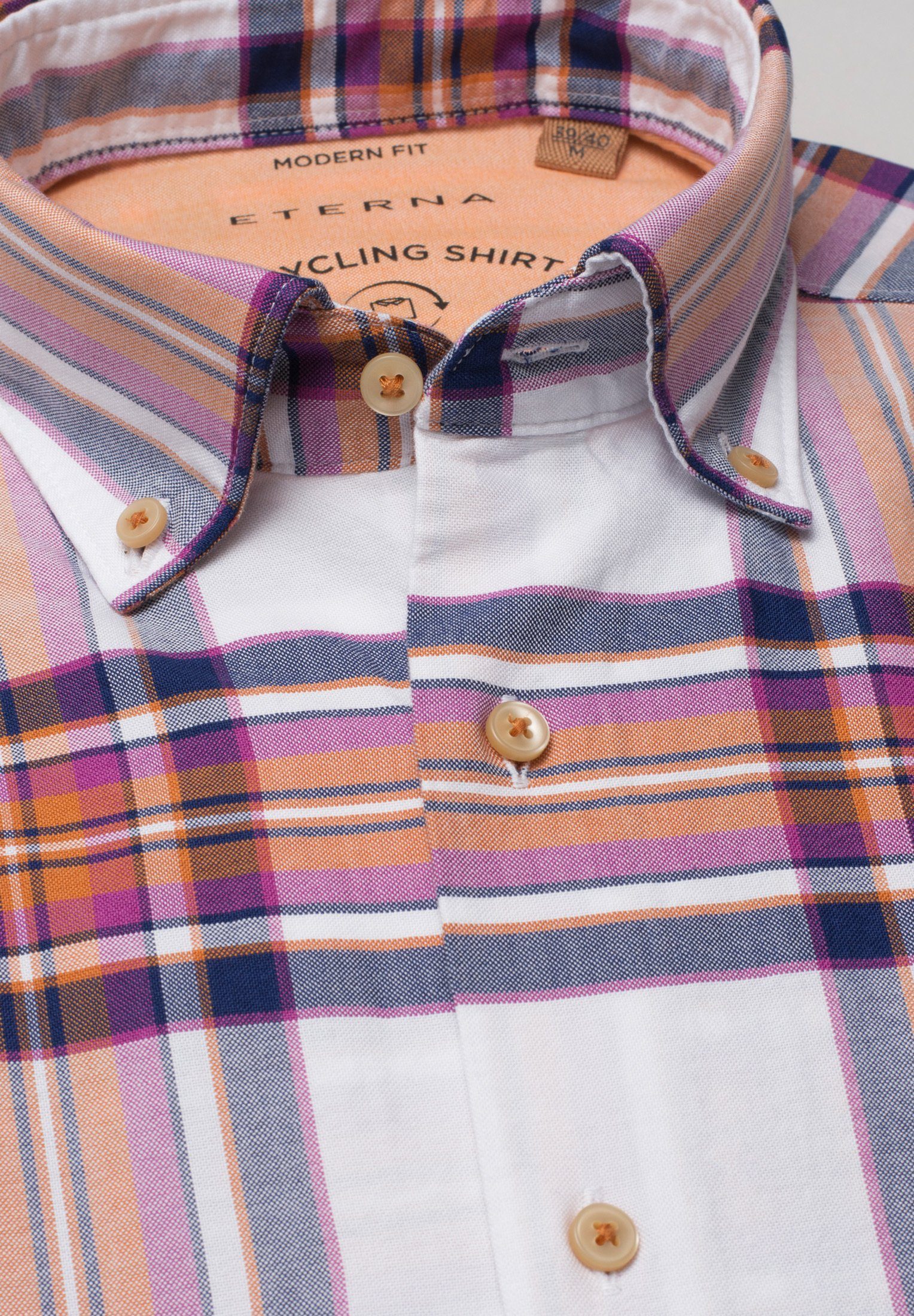Eterna Overhemd met lange mouwen Regular fit EASY IRON (gemakkelijk te strijken)