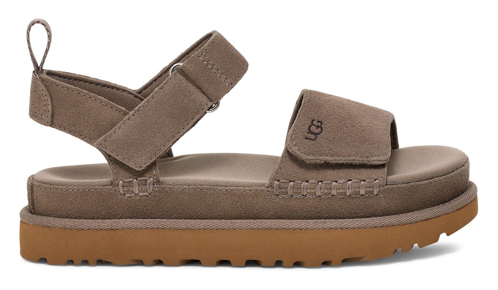 UGG Plateausandalen W GOLDENSTAR , plateausandaal, sandaal met klittenbandsluiting