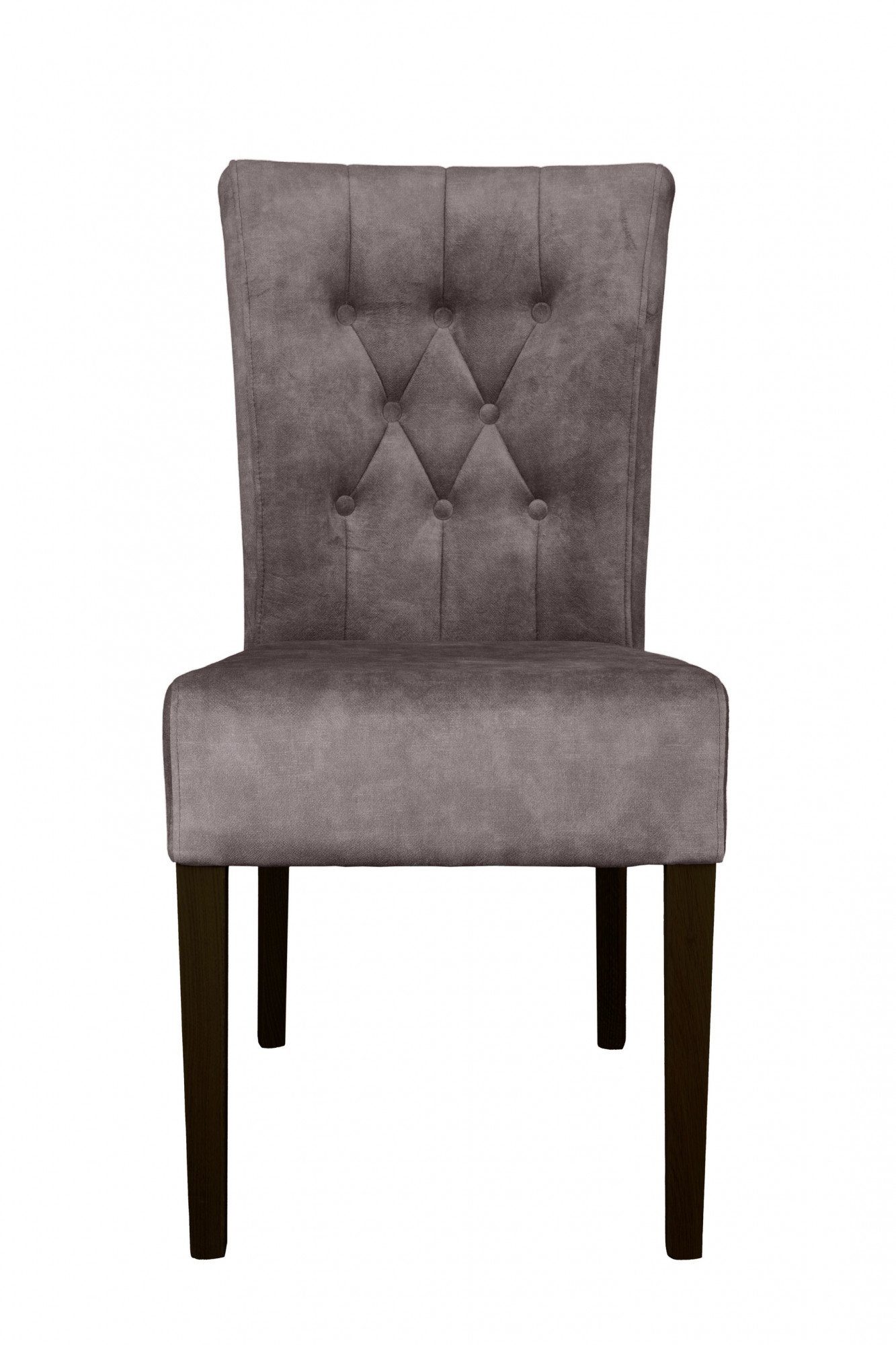 Home affaire Stoel met 4 poten Ravenna Eetkamerstoel met capitonnage (set, 2 stuks)