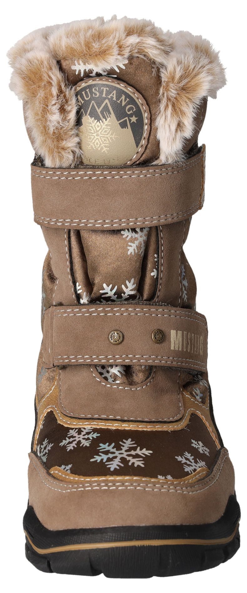 Mustang Shoes Winterlaarzen klittenbandschoenen in comfortabele breedte