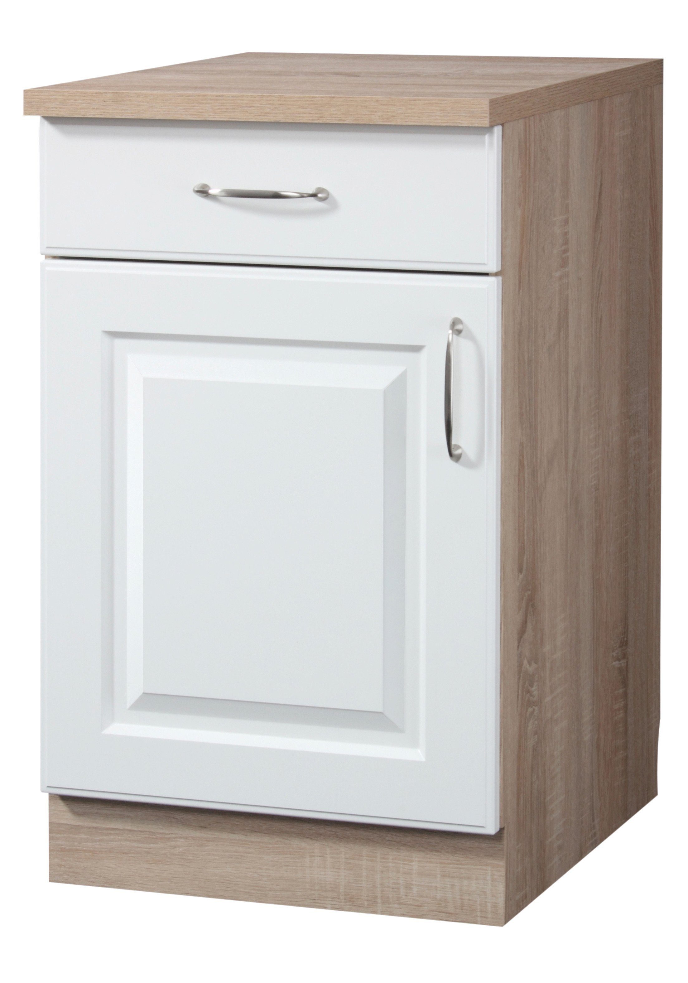 wiho Küchen Onderkast Tilda, bxdxh: 60x60x85 cm onderkasten beige