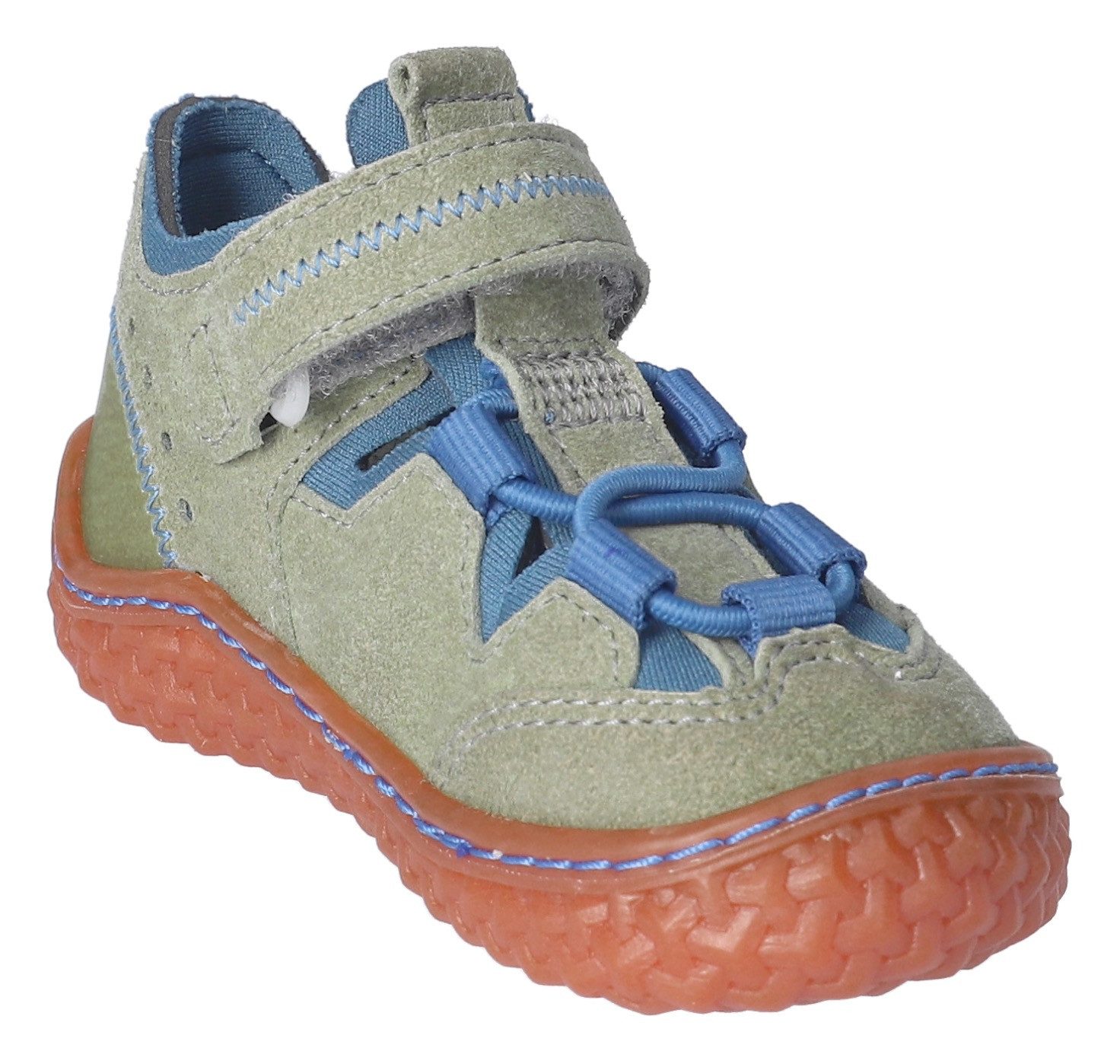 PEPINO by RICOSTA Barefootschoenen JERRY DAME: Midden , barefoot schoen met elastische band en klittenband, maat sjabloon te downloaden