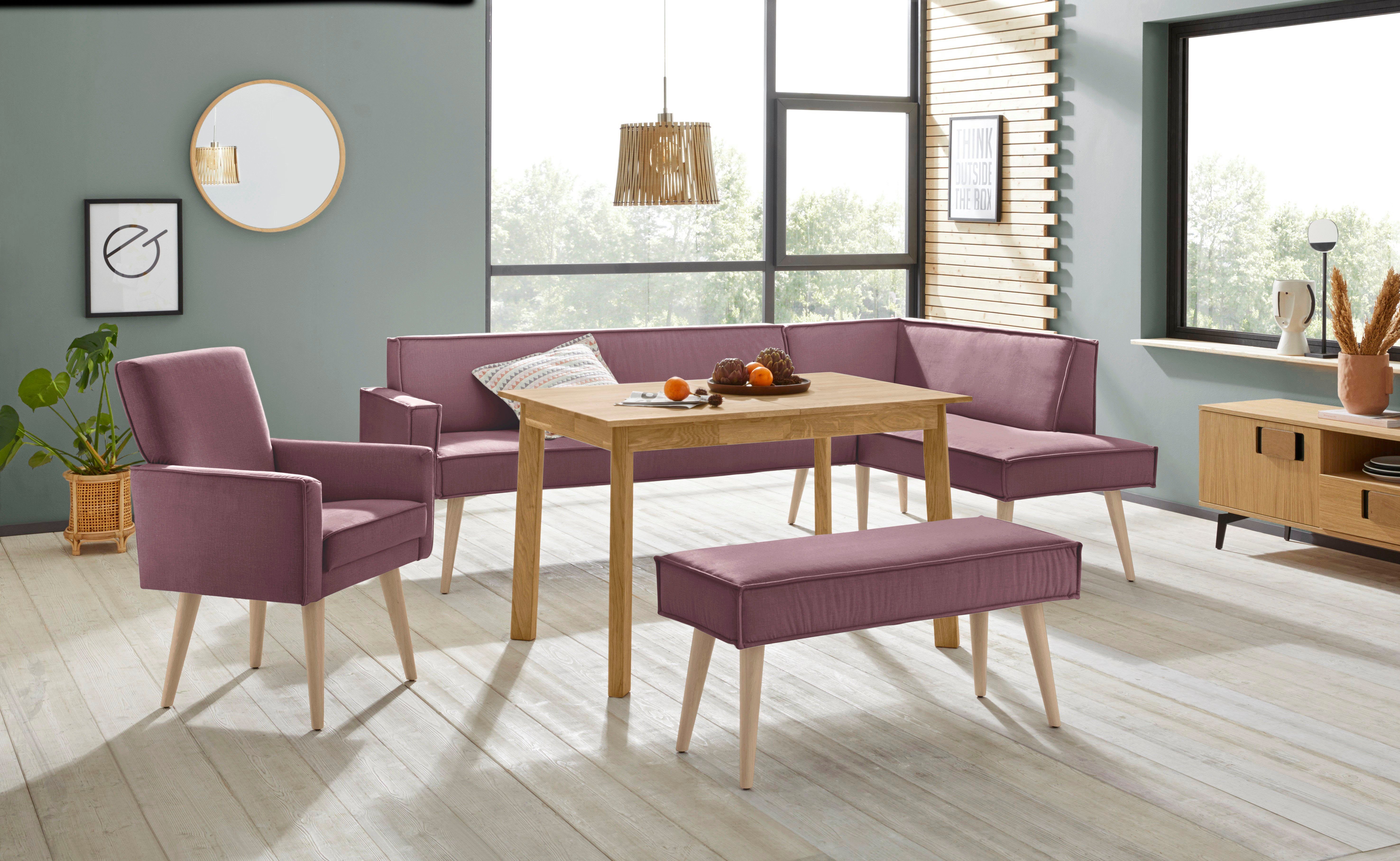 exxpo - sofa fashion Fauteuil Lungo, loungestoel met moderne biesstiksels, comfortabel en elegant