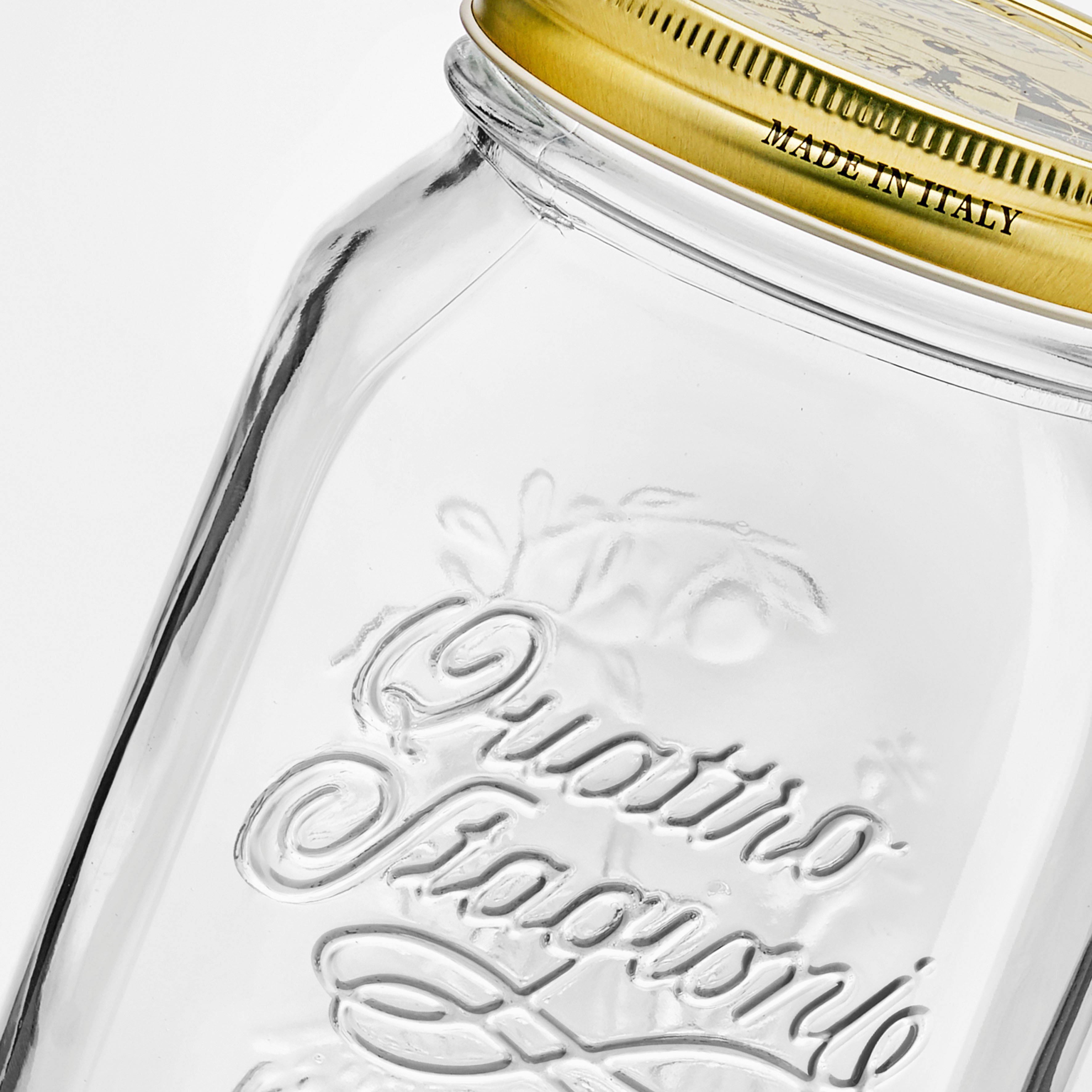 Bormioli Rocco Weckpot Quattro Stagioni lucht-dicht afsluitbaar (set, 12-delig)
