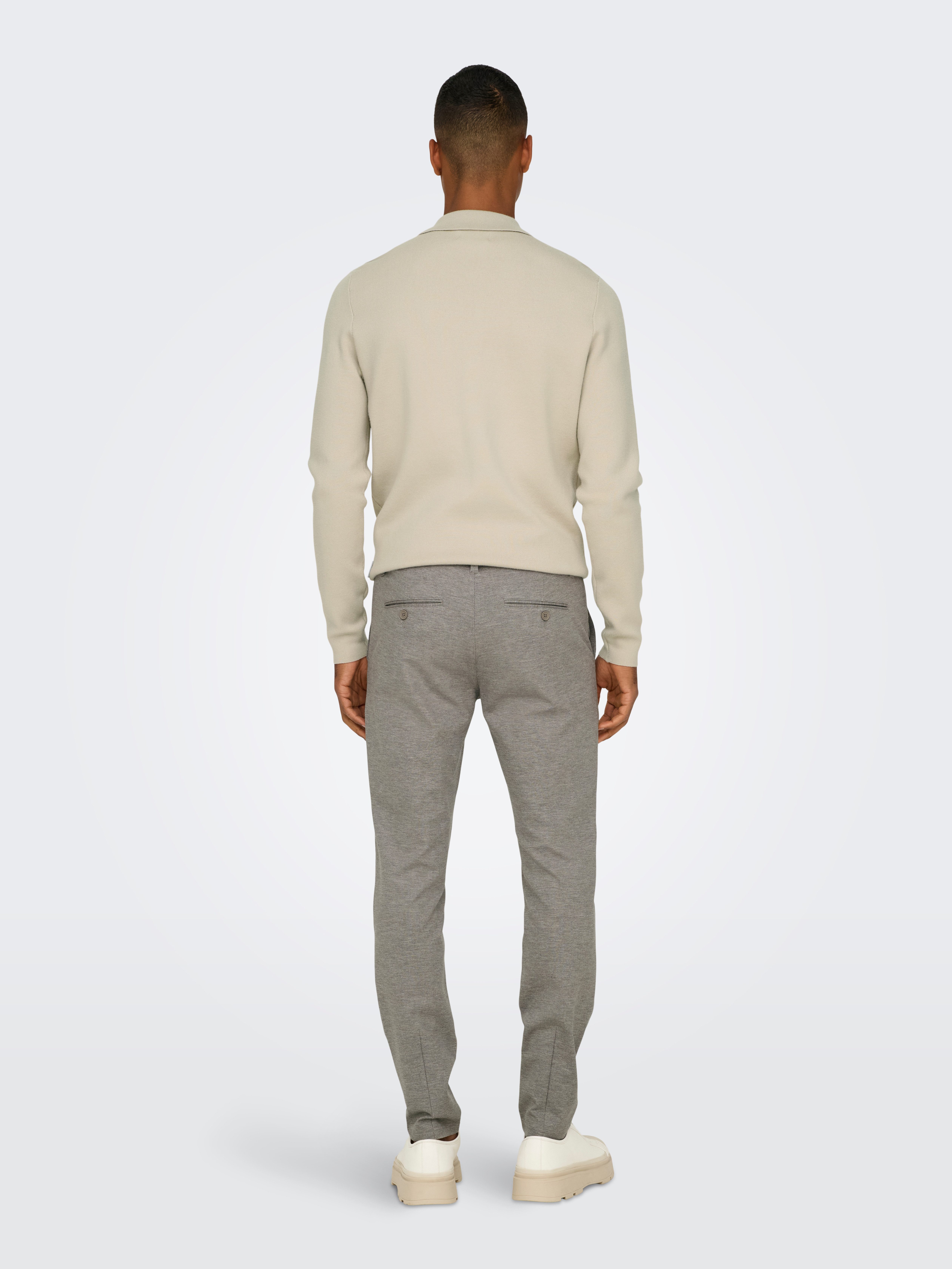 ONLY & SONS Stoffen broek ONSMARK SLIM DITSY 020934 PANT NOOS