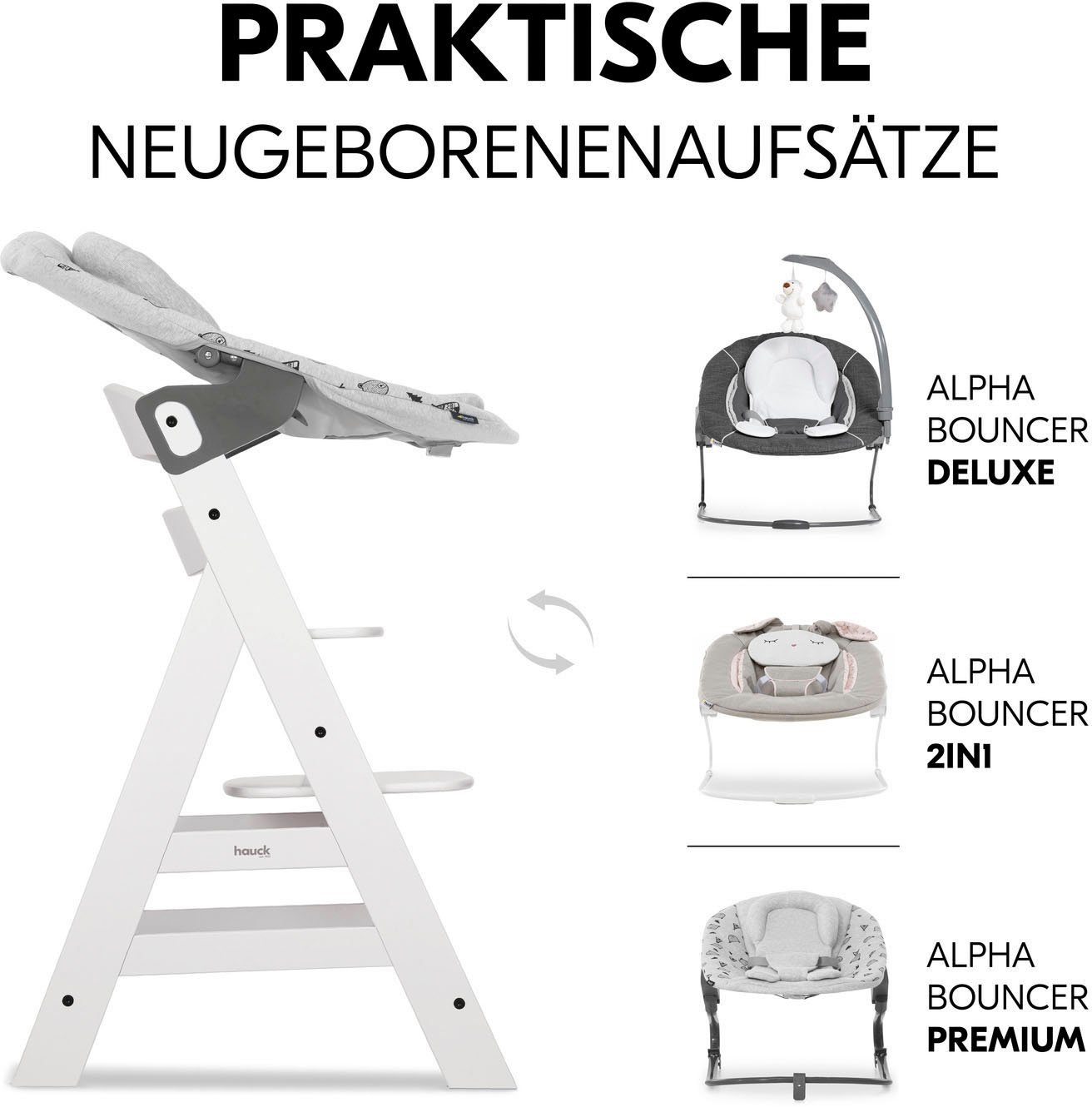 Hauck Kinderstoel Alpha+, Creme FSC®- beschermt bos - wereldwijd