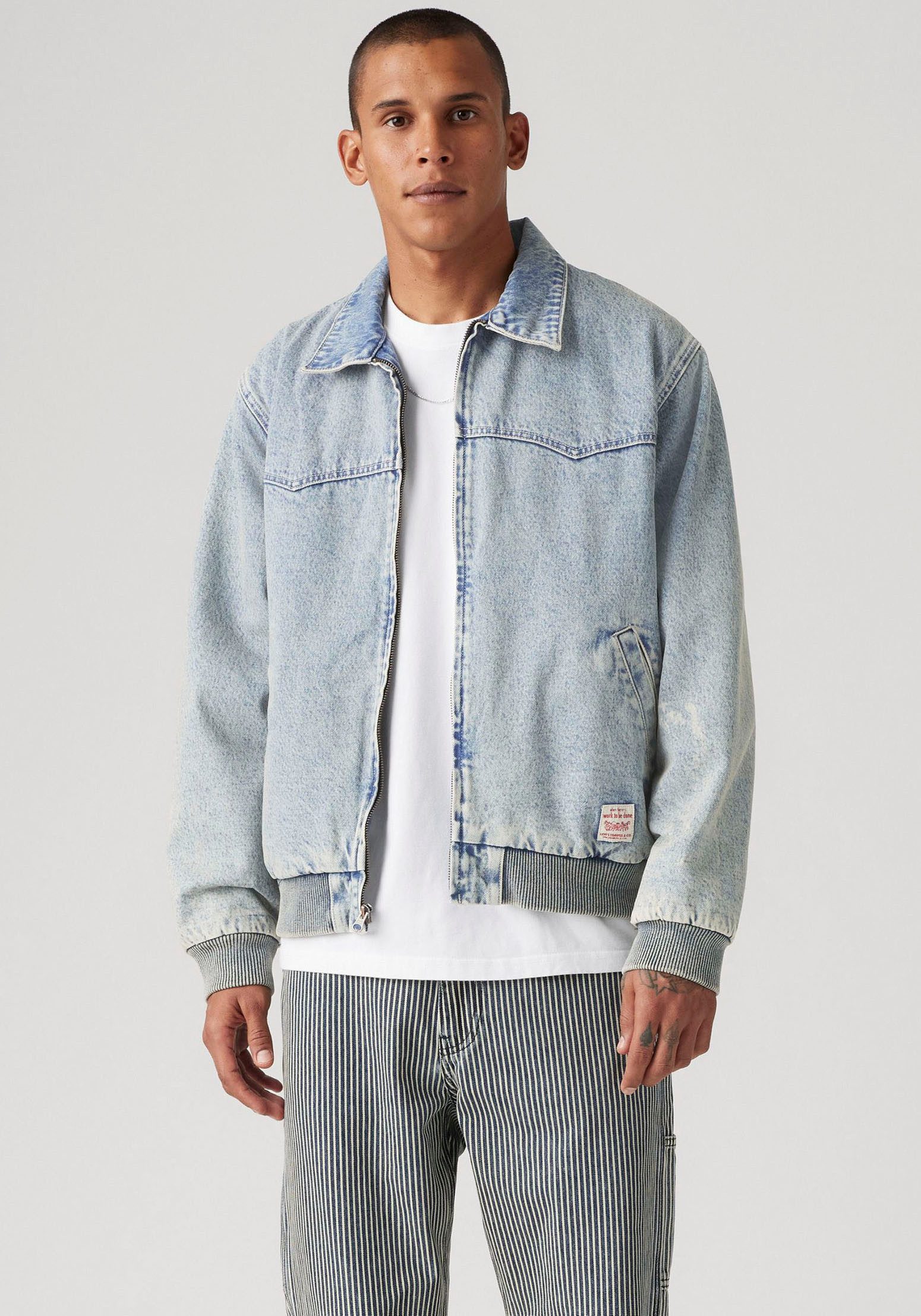 Levi's® Jeansjack met ribboorden