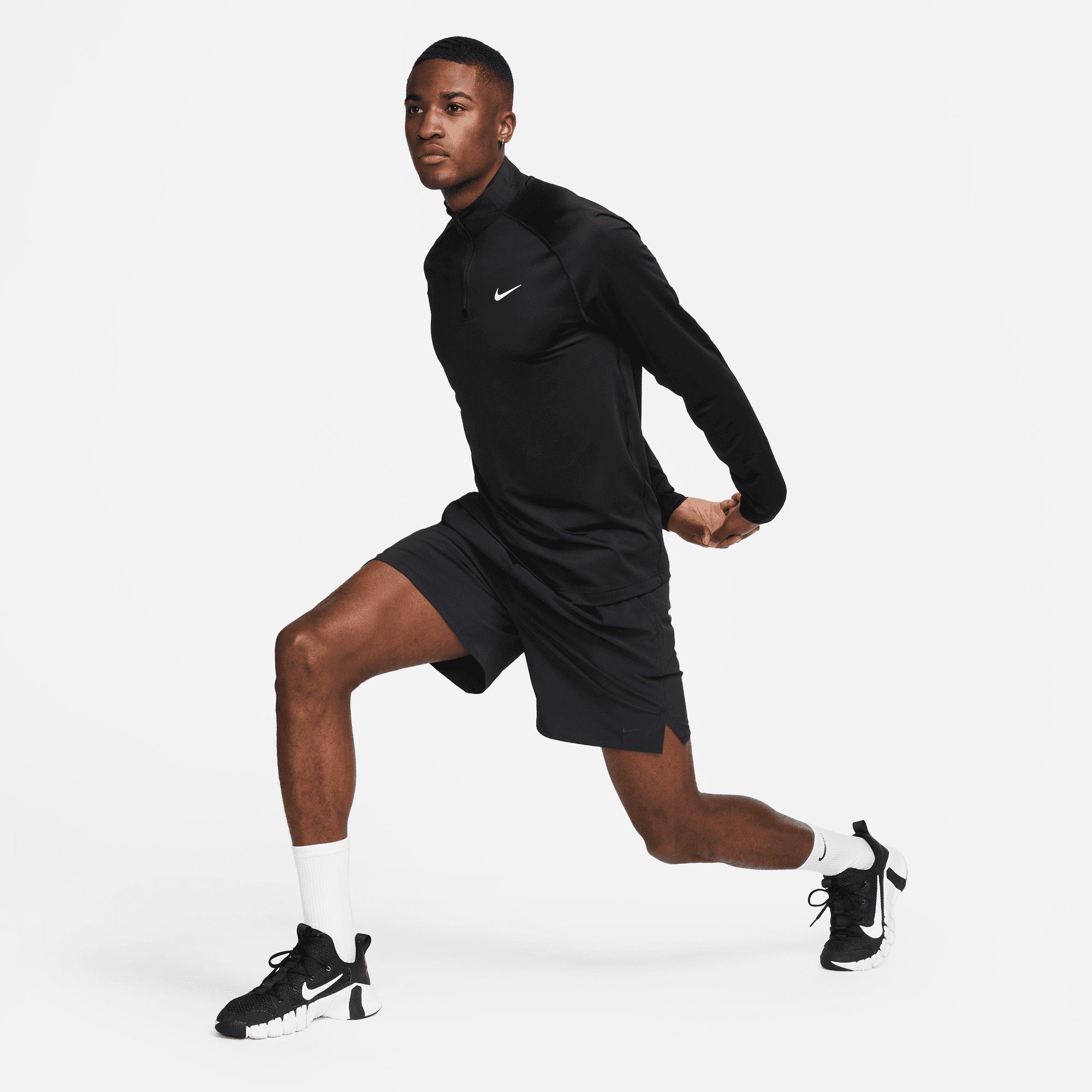 Nike Trainingsshirt DRI-FIT READY MEN'S 1/-ZIP FITNESS TOP