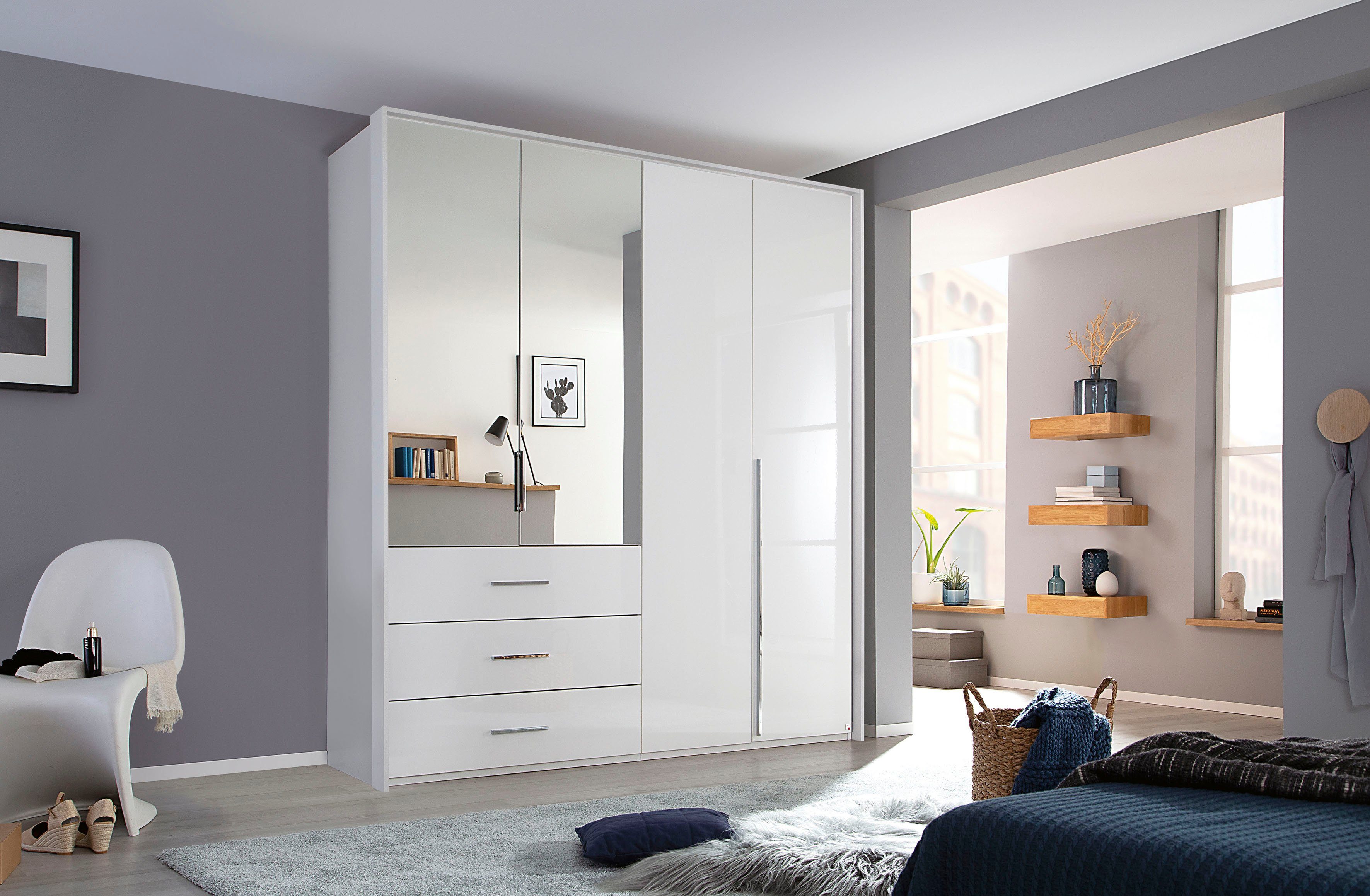 rauch Draaideurkast Montclar Passe-partout optioneel met verlichting, inclusief wasindeling