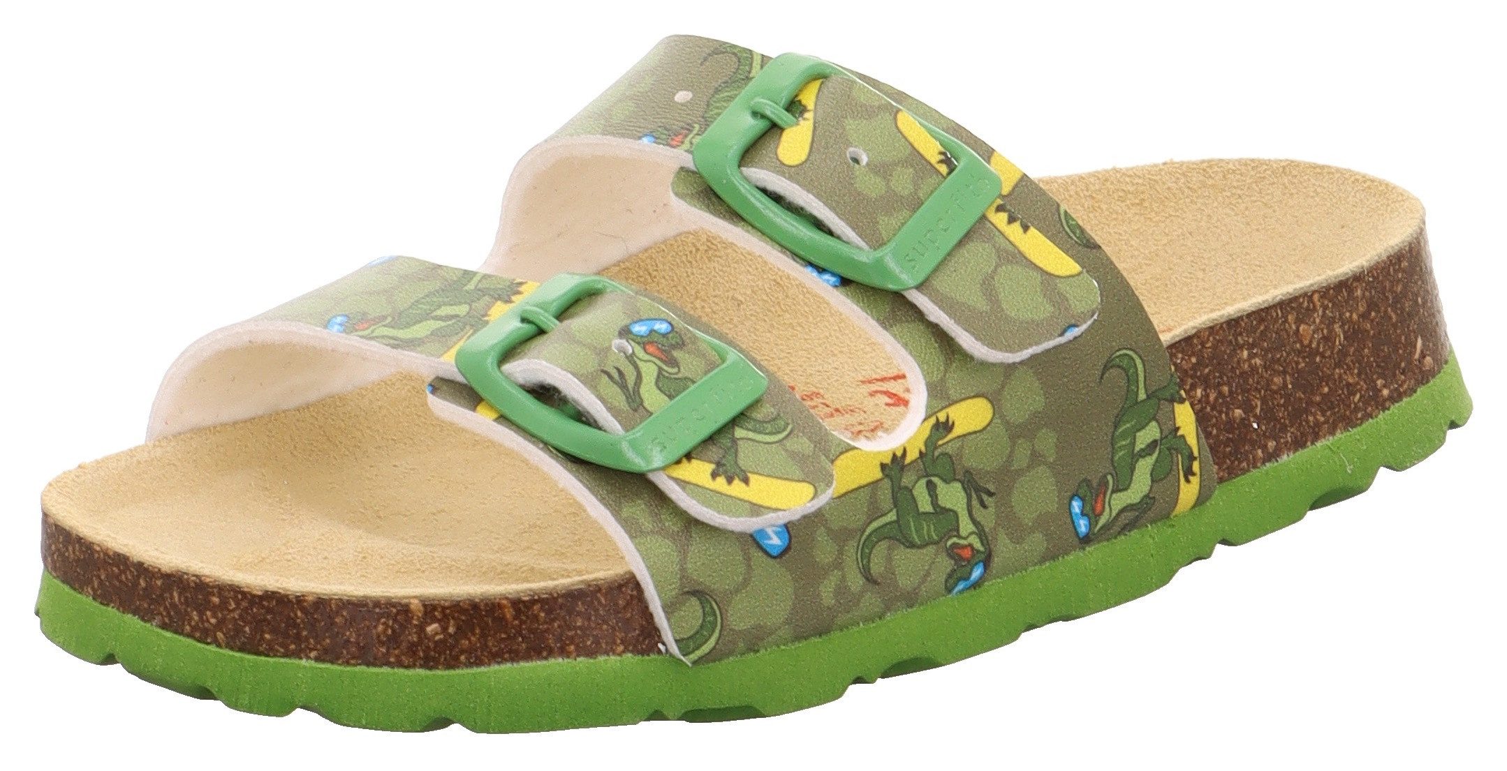 Superfit Slippers FUSSBETTPANTOFFEL WMS: middel voetbedpantoffel, pantoffel met verstelbare gespsluiting