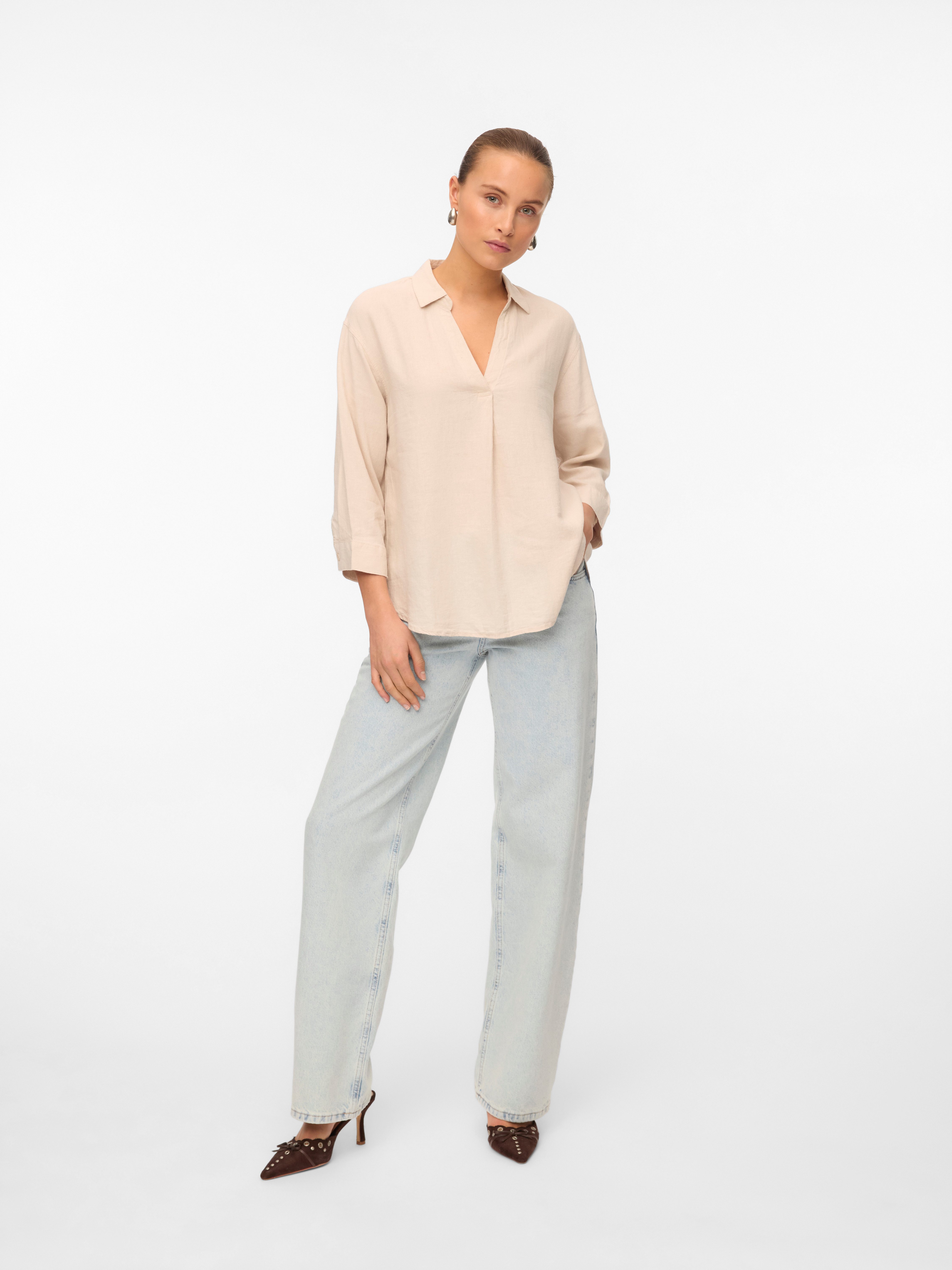 Vero Moda Shirtblouse VMLINN 3/4 TOP WVN GA NOOS