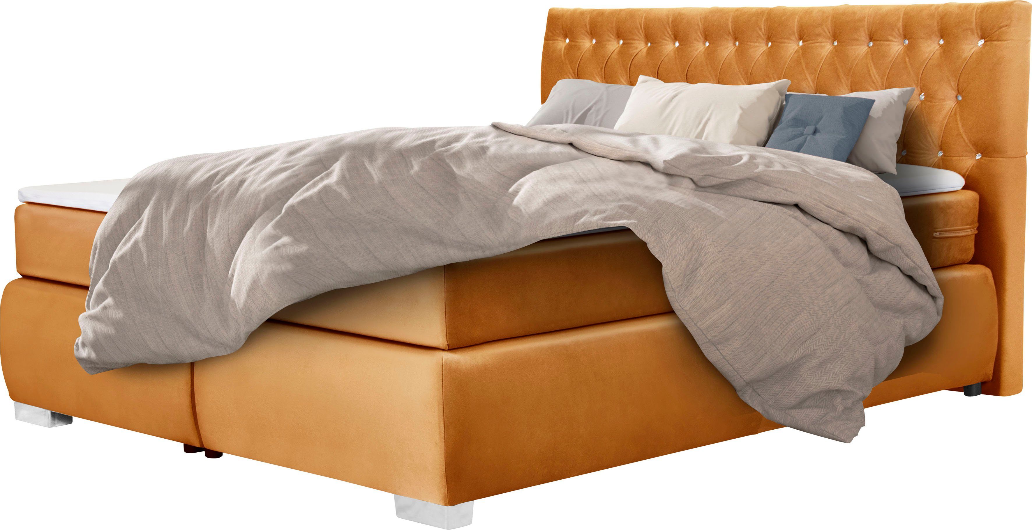 Leonique Boxspring Rumba Pocketveringsmatras in hardheid 3, in 4 breedten, incl. topmatras