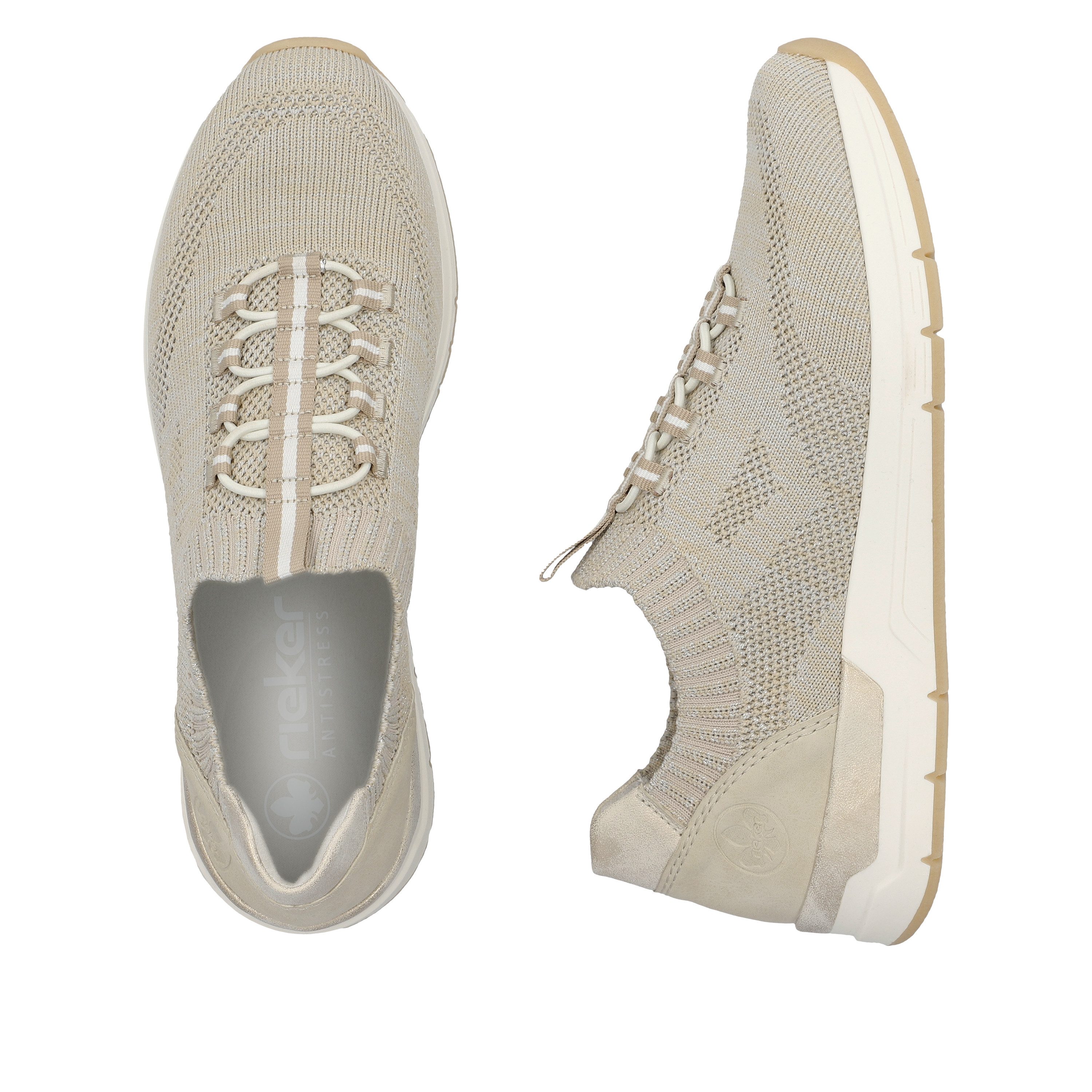 Rieker Slip-on sneakers , slippers, instapschoen, lage schoen, vrijetijdssneaker met aantrek lus